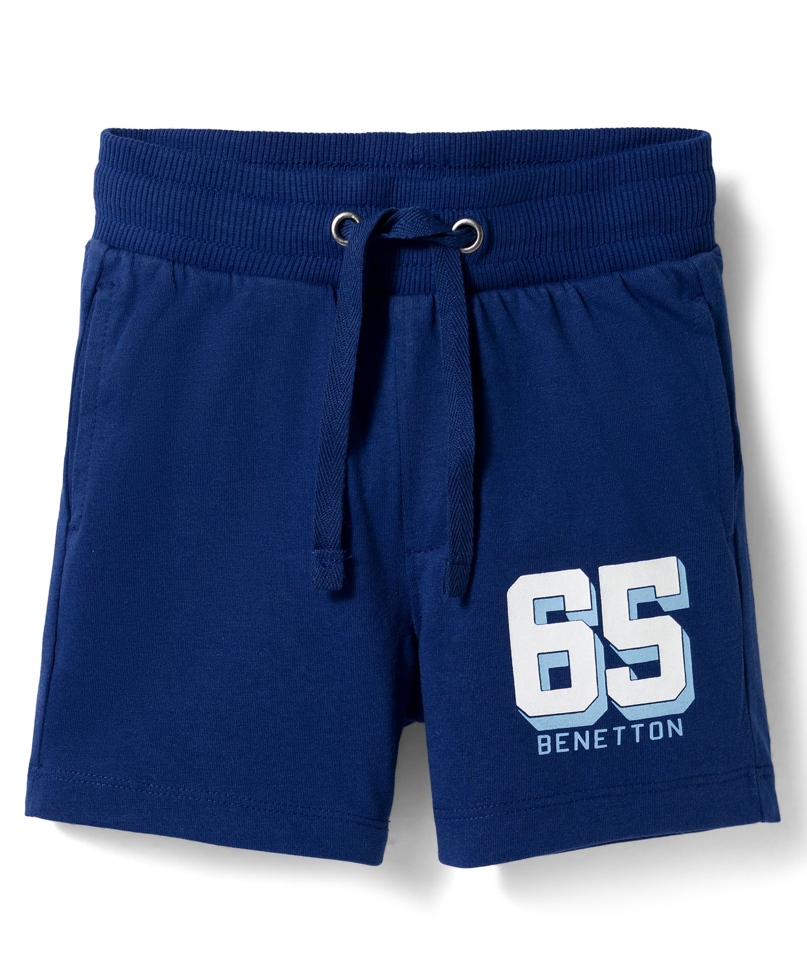 UCB Knit Knee Length Shorts with Number Print -Navy Blue-picture-27
