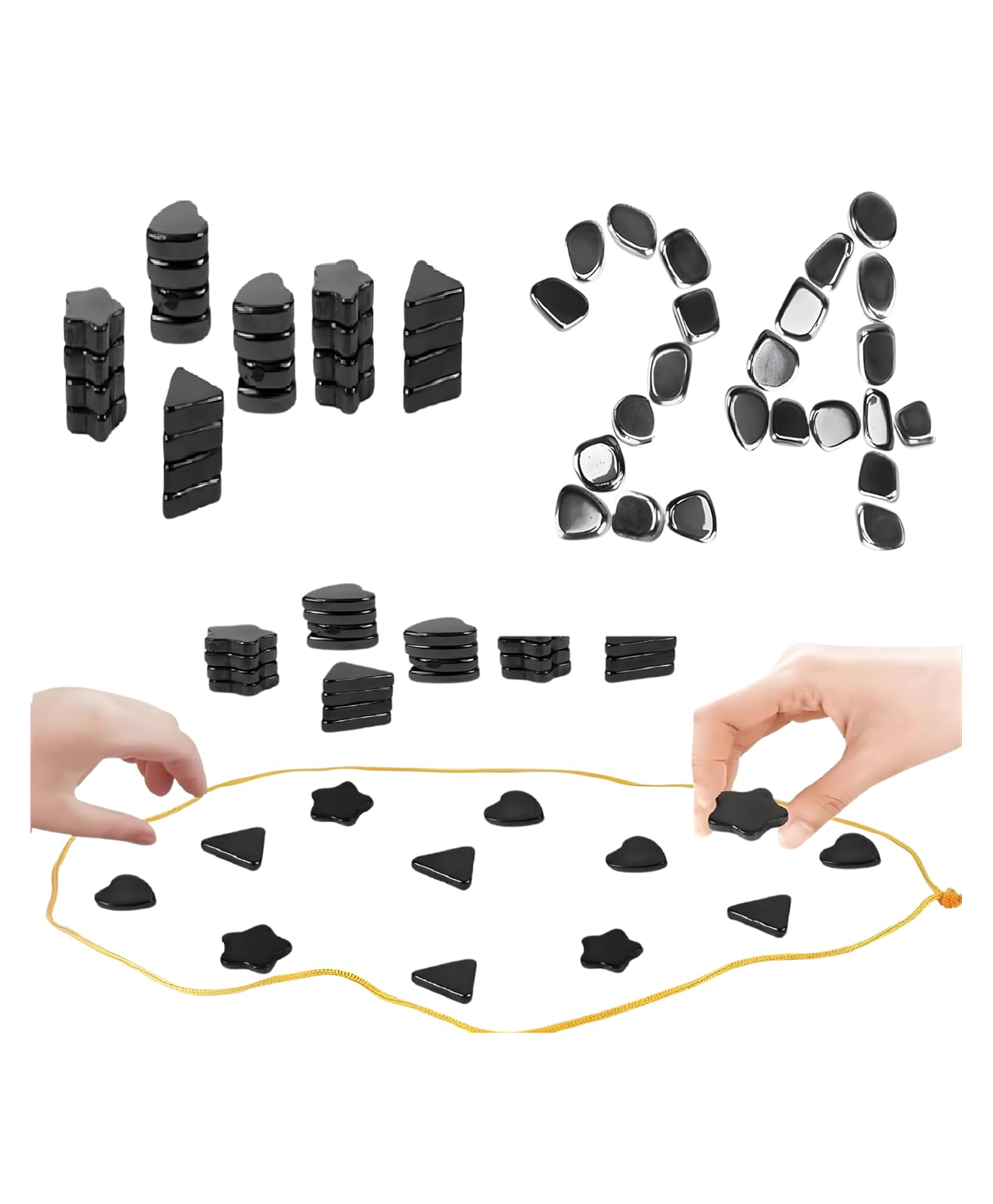 New Pinch Magnetic Strategy Board Game (24 Pcs) for Kids & Adults | Fun Family Game with Magnets & Lanyard Rope | Brain Boosting Logic & Reflex Challenge | Travel & Party Game for All Ages