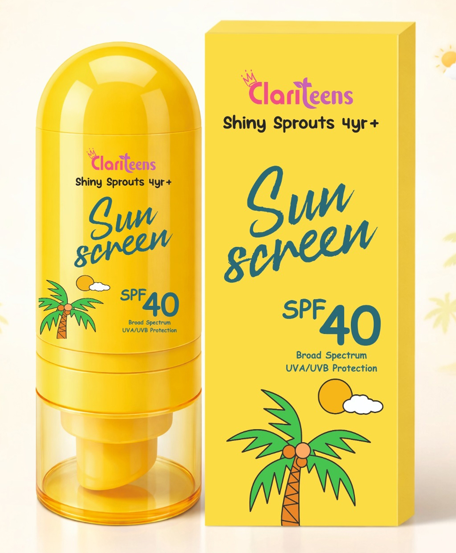 Clariteens Kids Mineral Sunscreen SPF 40 | Gentle Zinc Oxide Formula for 4+ | Broad Spectrum UVA/UVB protection | Soothing Sun Care with Bisabolol, Calendula & Butters | Hydrating, Non-Sticky | 50g-picture-22