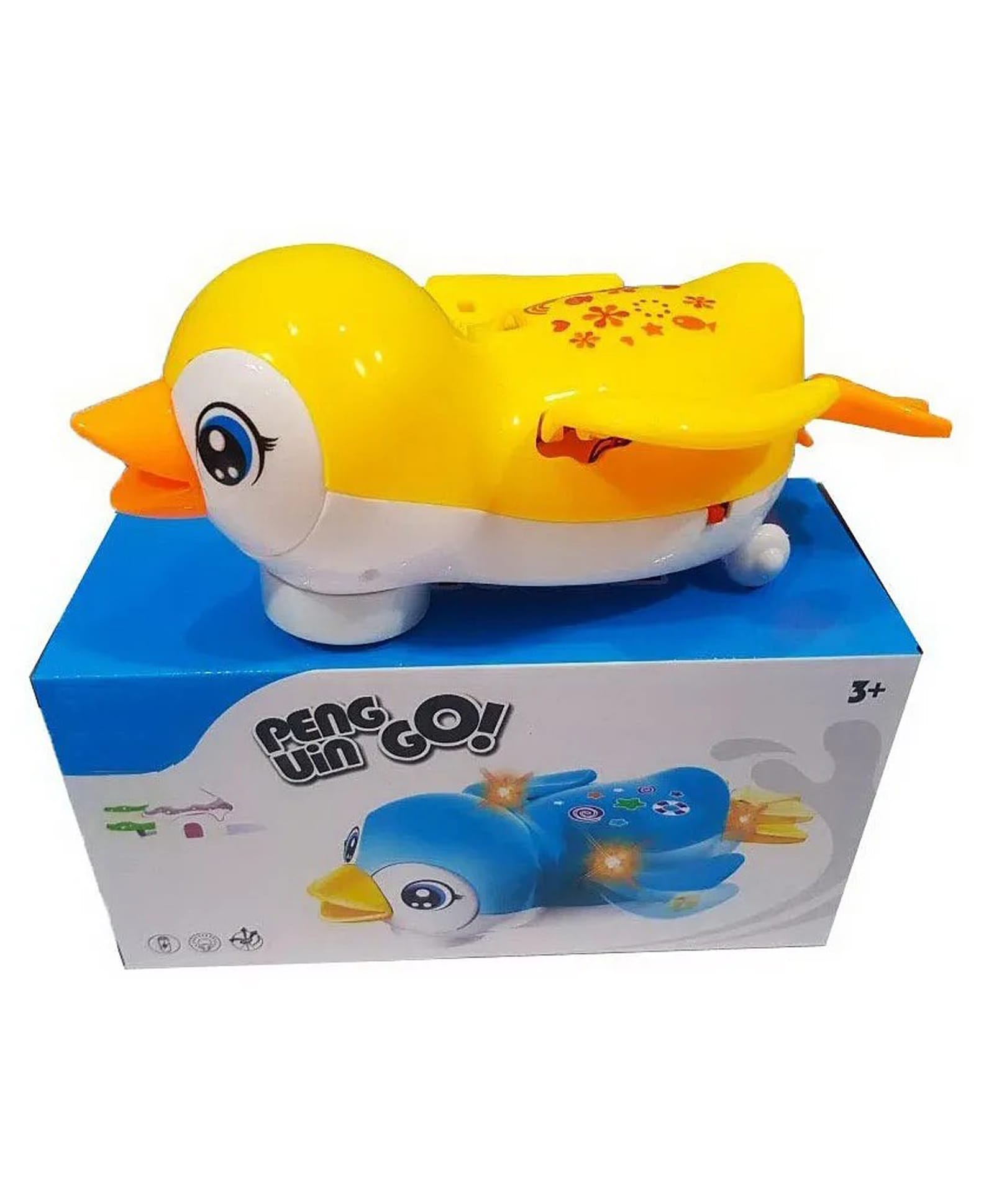 AKN TOYS Battery Operated Go Penguin Vehicle Toy with Light, Music, Bump & go Action for Kids - PACK OF - 1 - ( COLOR MAY VARY )-picture-12