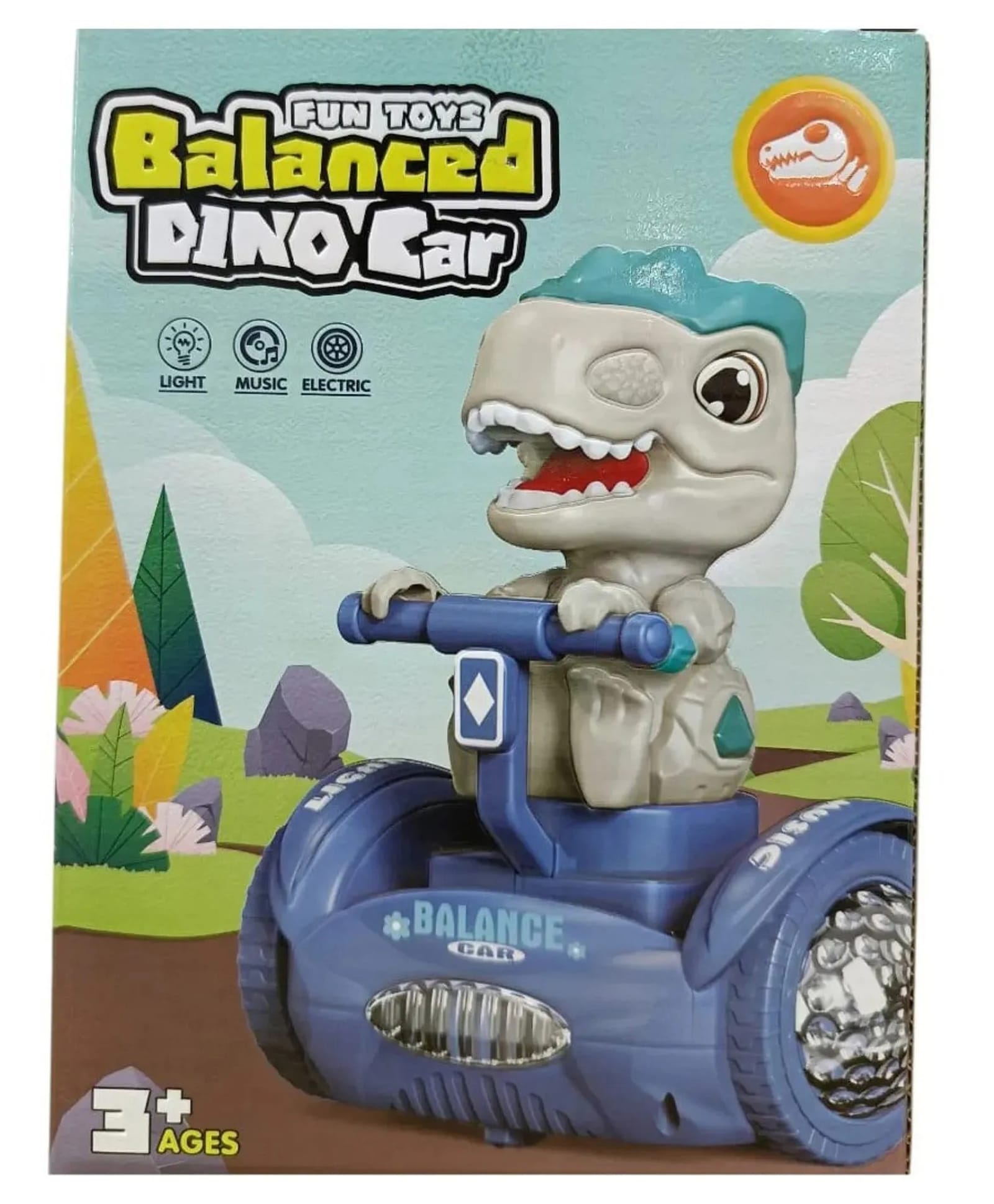 AKN TOYS Balance Dino Car Toys For Kids With Lights And Sound, Fun Entertainment Kids Toys - (Balanced Dino) - PACK OF - 1 - ( COLOR MAY VARY )-picture-29