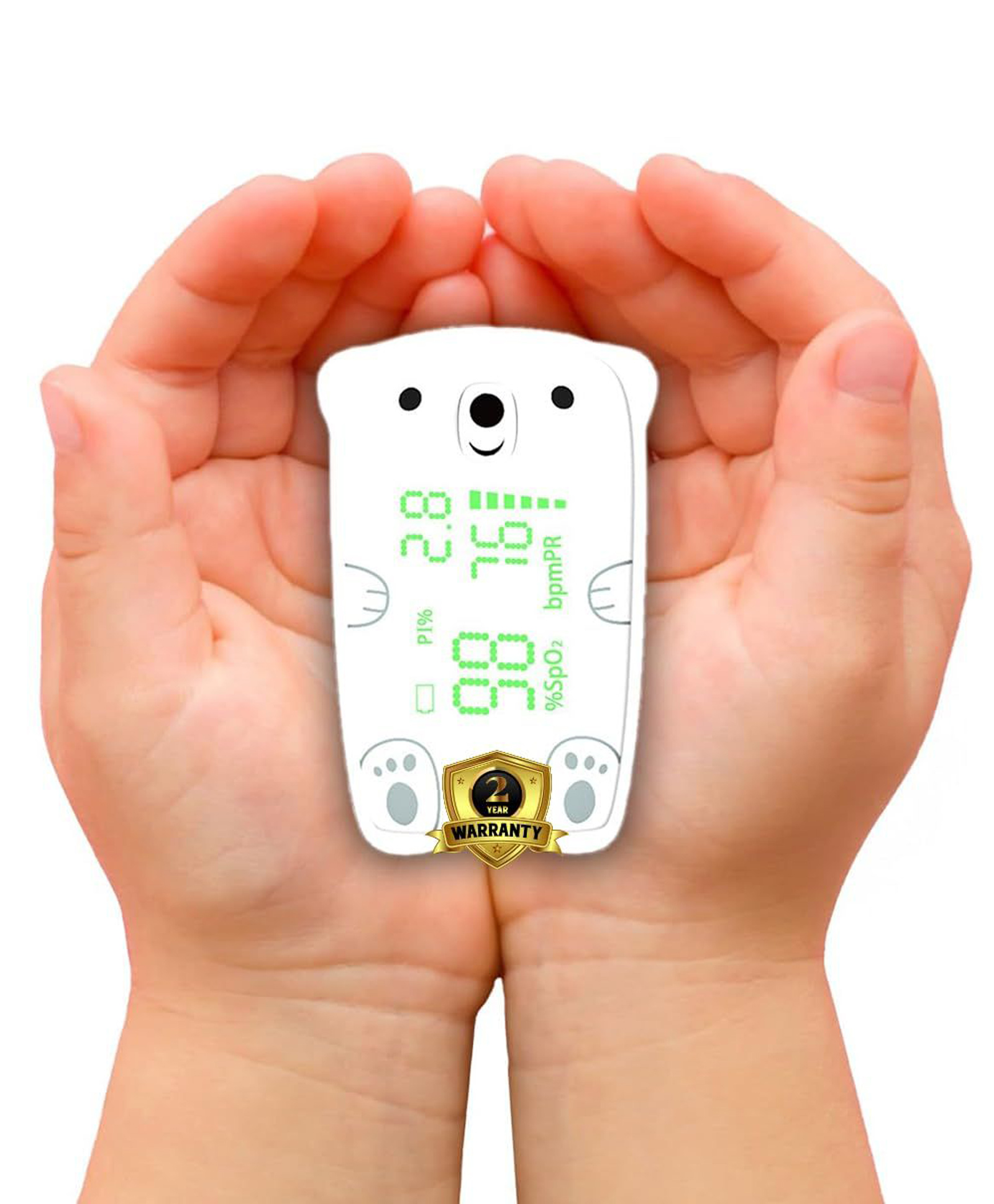 BPL Medical Technologies Smart Oxy Junior Fingertip Pulse Oximeter for Children|High Accuracy|SPO2|Perfusion Index| Age Range - 3-12 Yrs - White-image-8