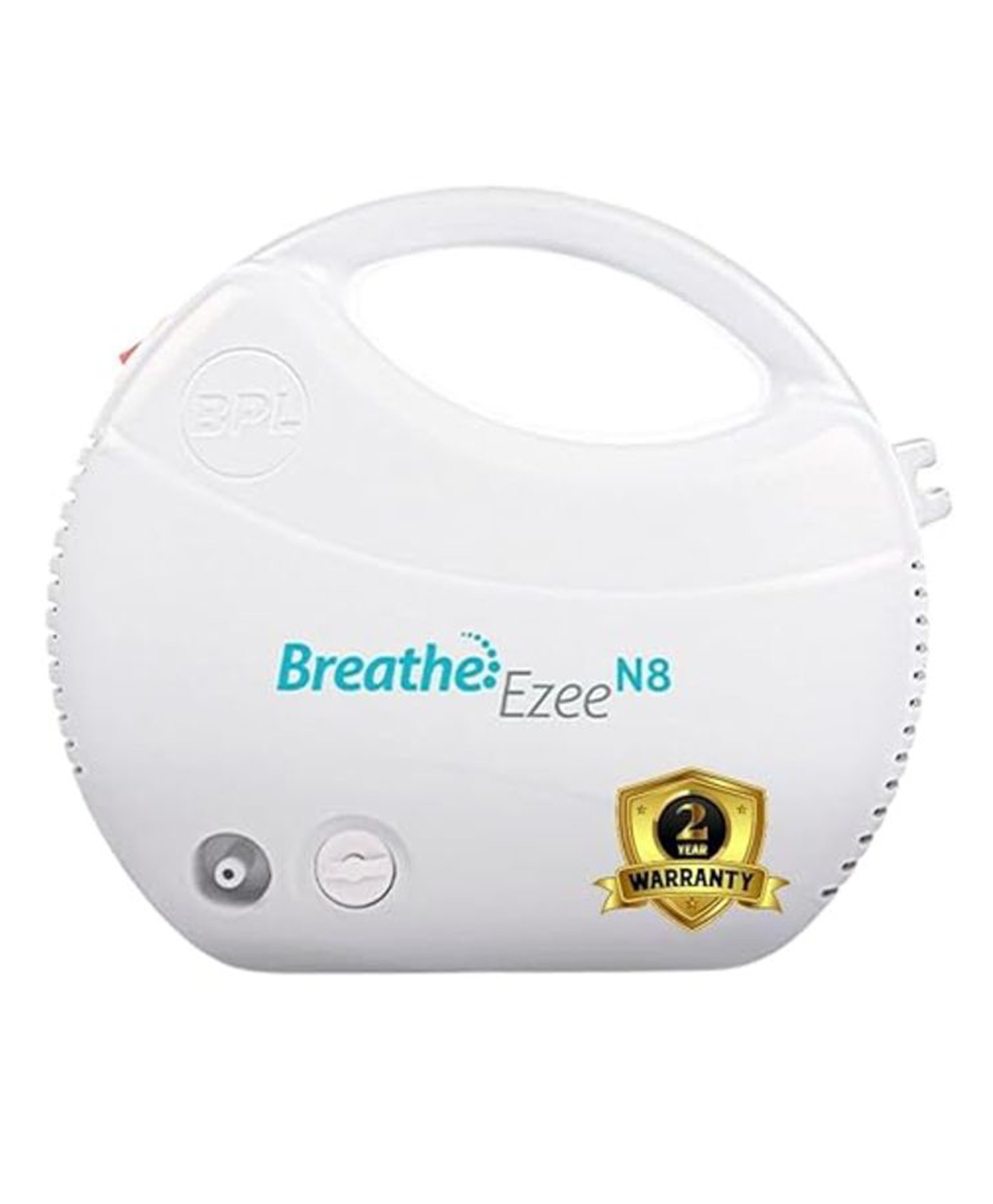 BPL Medical Technologies Breathe Ezee N8 Nebulizer Low Noise Compressor Nebuliser Machine for Adults and Kids with Mask - (White)-image-8