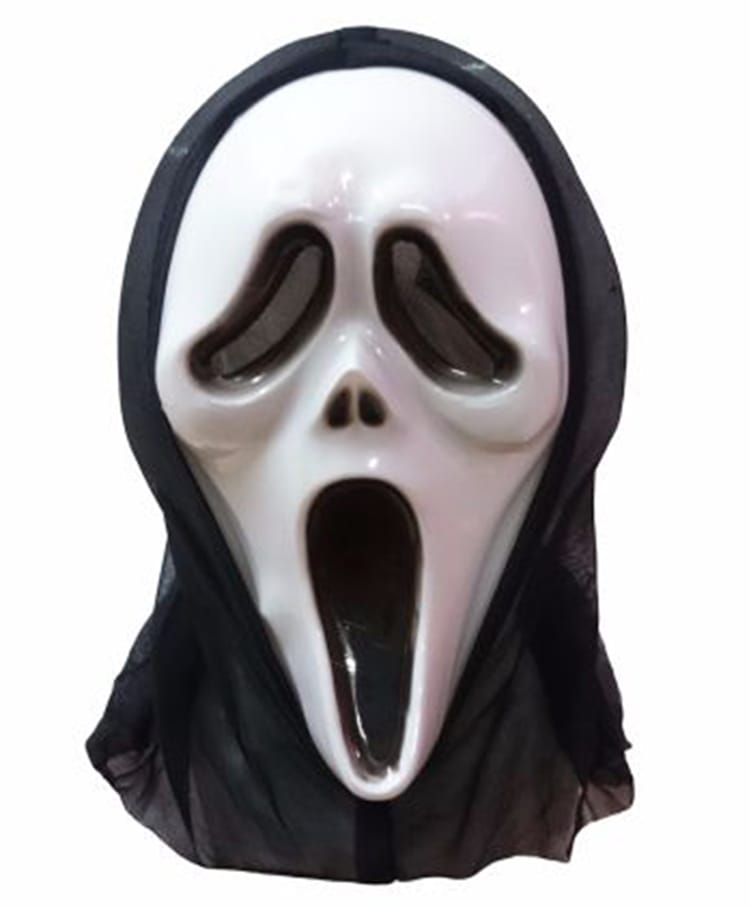 BookMyCostume Ghost Mask Costume Accessory Set - Black & White-image-26