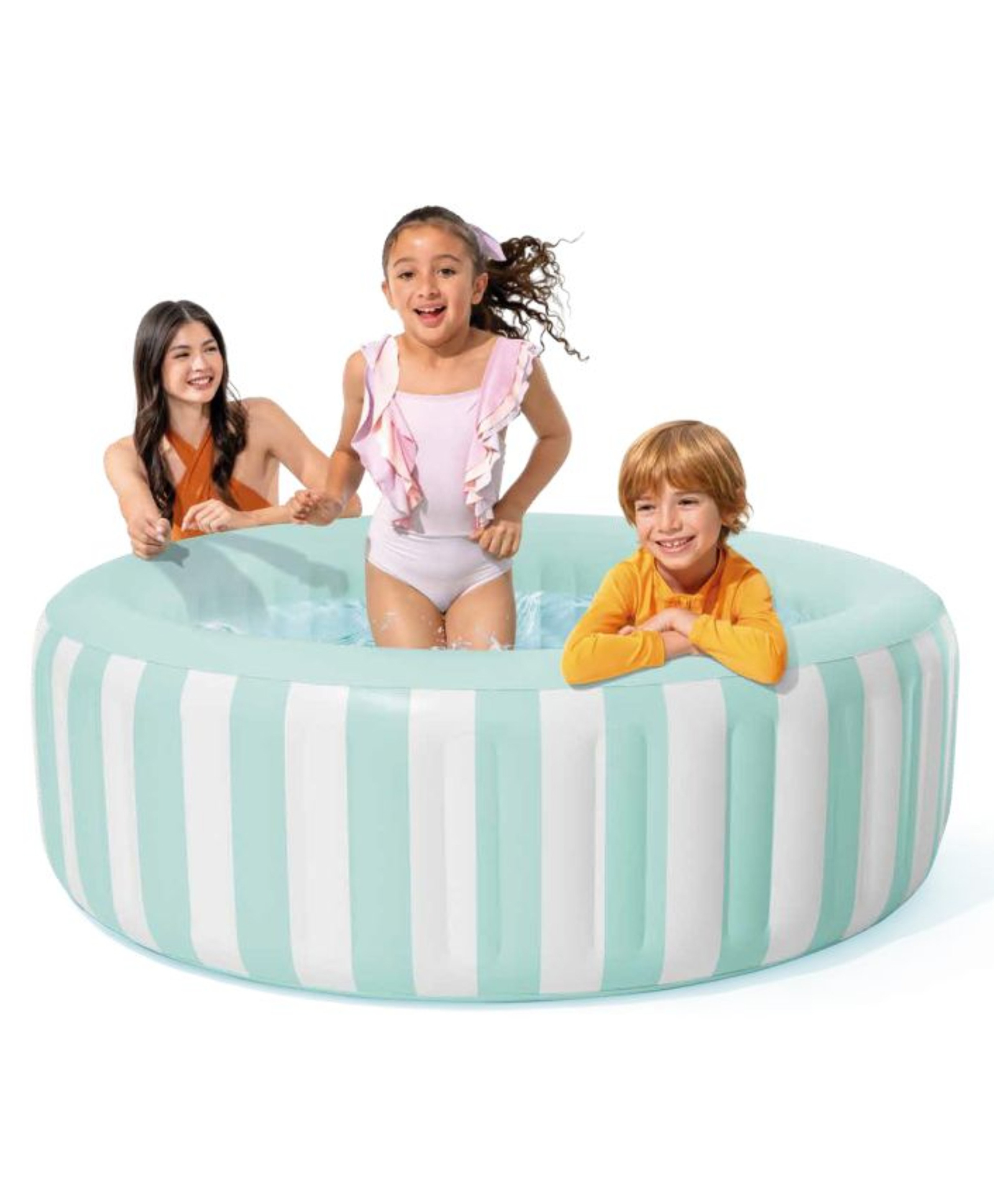 Intex Wet Set Inflatable Kids Swimming Pool Vinyl Family Round Baby Pool for Garden, Backyard & Beach Summer Outdoor Water Play Pool for Children Age 3+ Multicolor-image-28