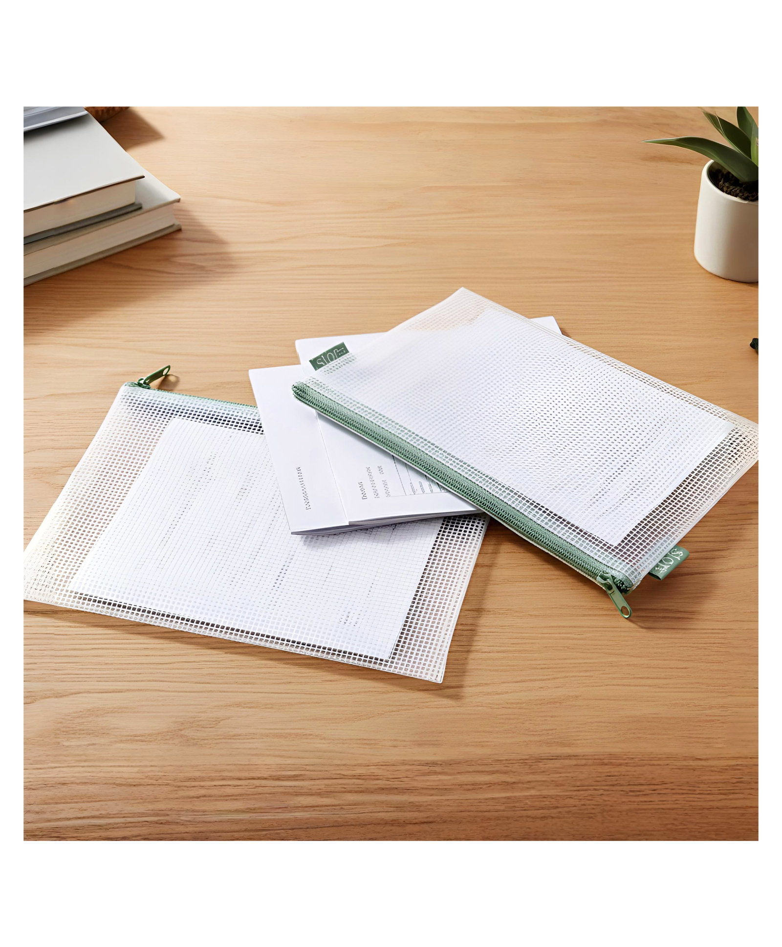 STOR Green Document Zipper Pouch for Travel & Office | Multipurpose Storage Pouch | Utility Organizer x Everyday Essentials Case-image-20