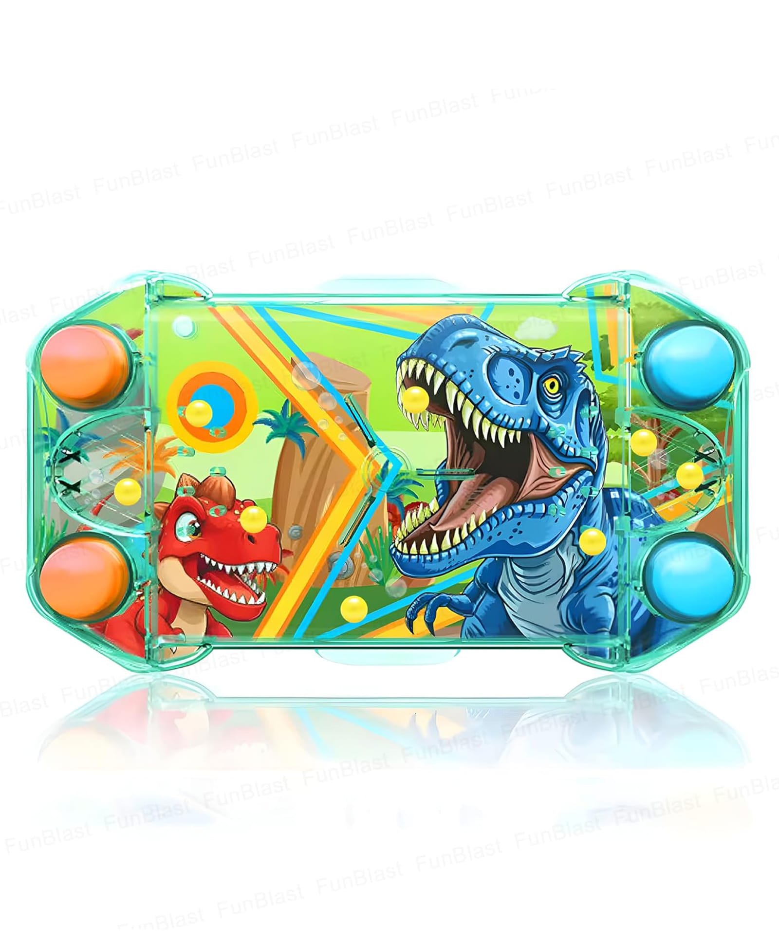 FunBlast Dinosaur Theme Handheld Water Ring Toy for Kids Pack of 1 (Random Color and Print)-image-30