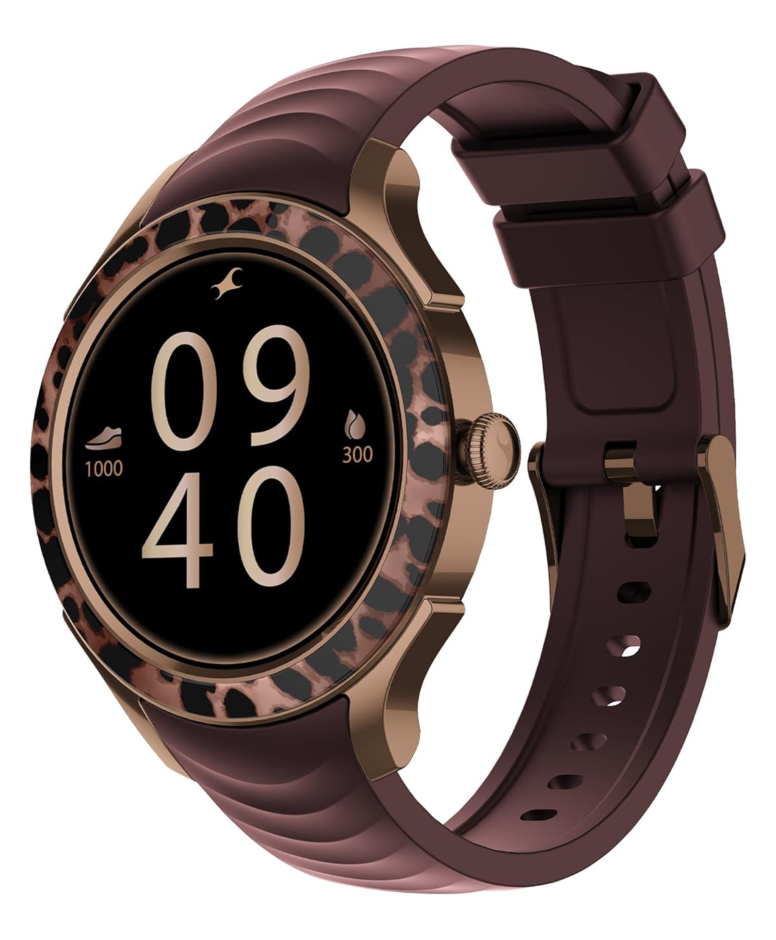 Fastrack Ella Women Smartwatch with 1.2" inch AMOLED Display,Patterned Bezel,AI Watchface & AI Chat,Functional Crown,24/7 Health Suite,BT Calling,SpO2,HRM,IP68, Multiple Menu Styles,Games - Dark Wine-picture-18