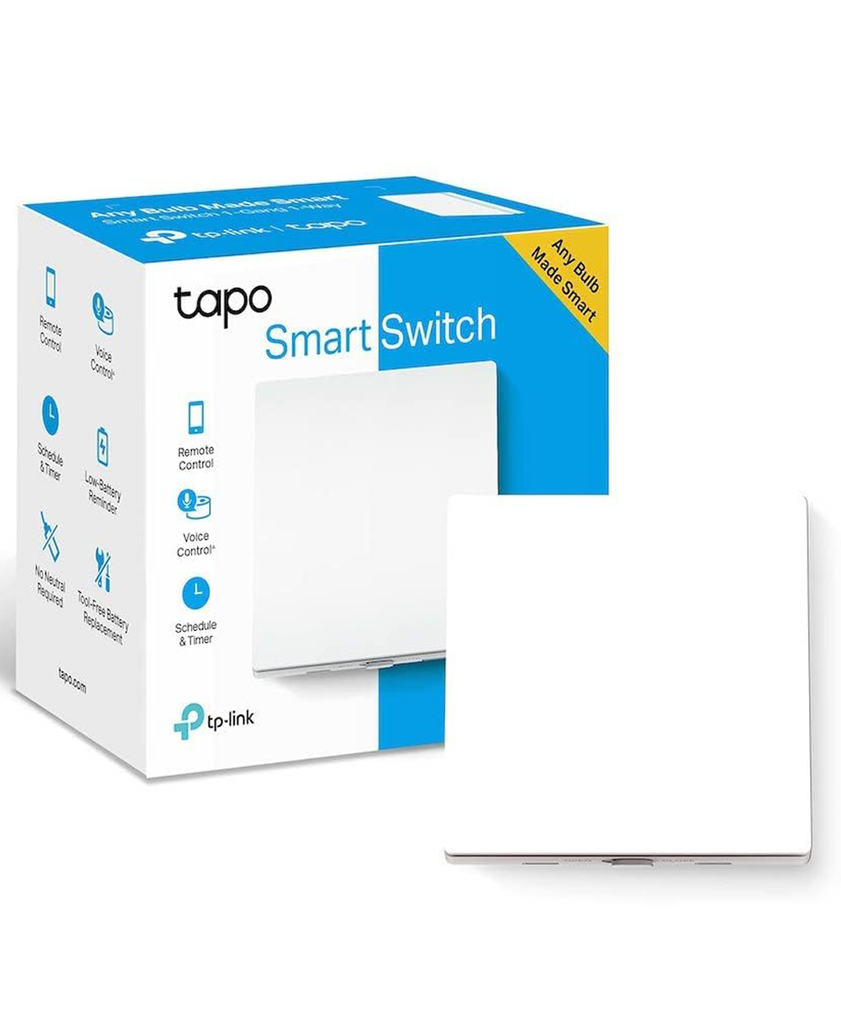 Tapo Tp-Link Tapo S210 Smart Light Switch 1 Gang 1 Way, Remote And Voice Control,Away Mode,No Neutra-image-18