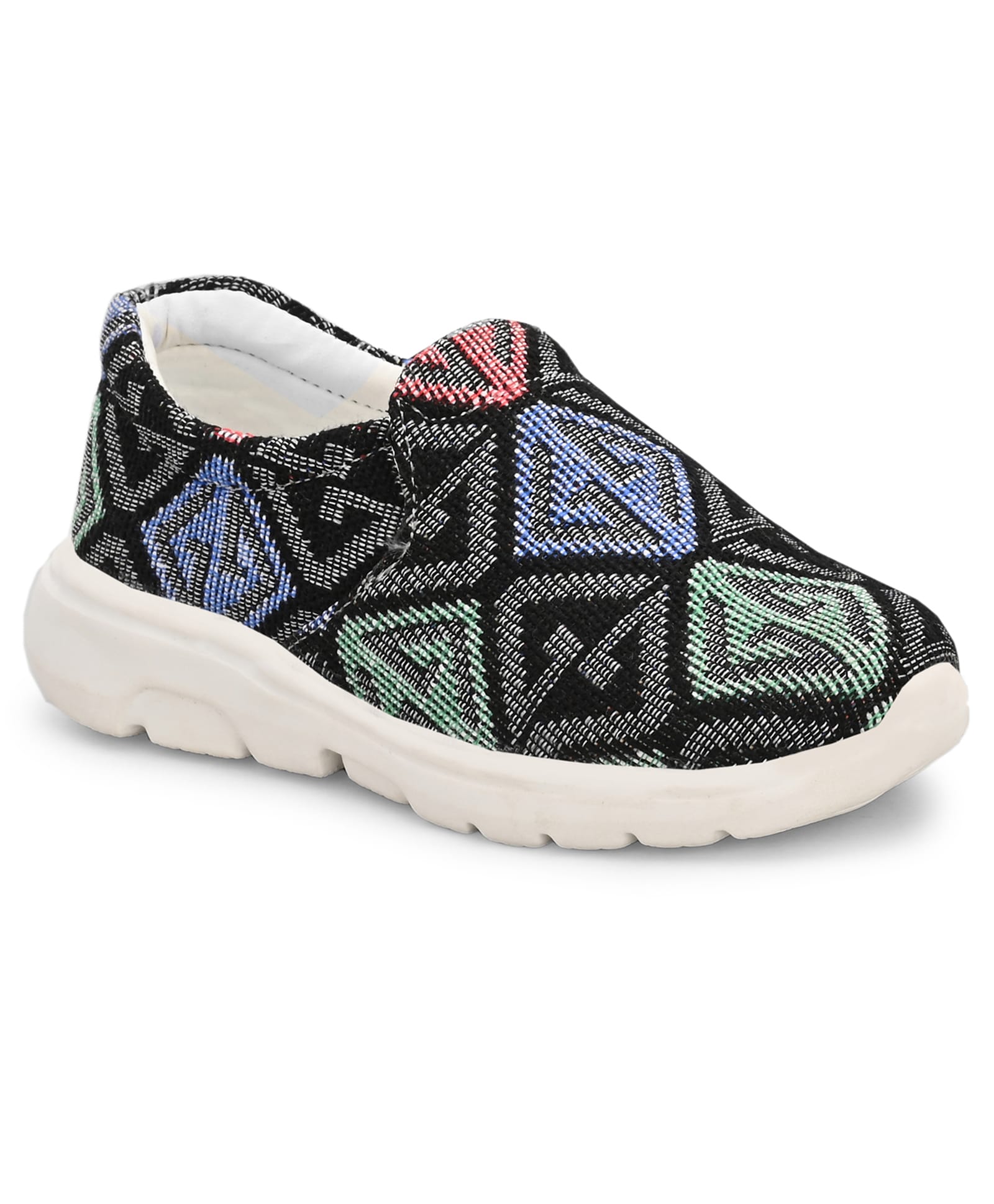 Stefens Abstract Designed Shoes - Multi Colour-picture-11