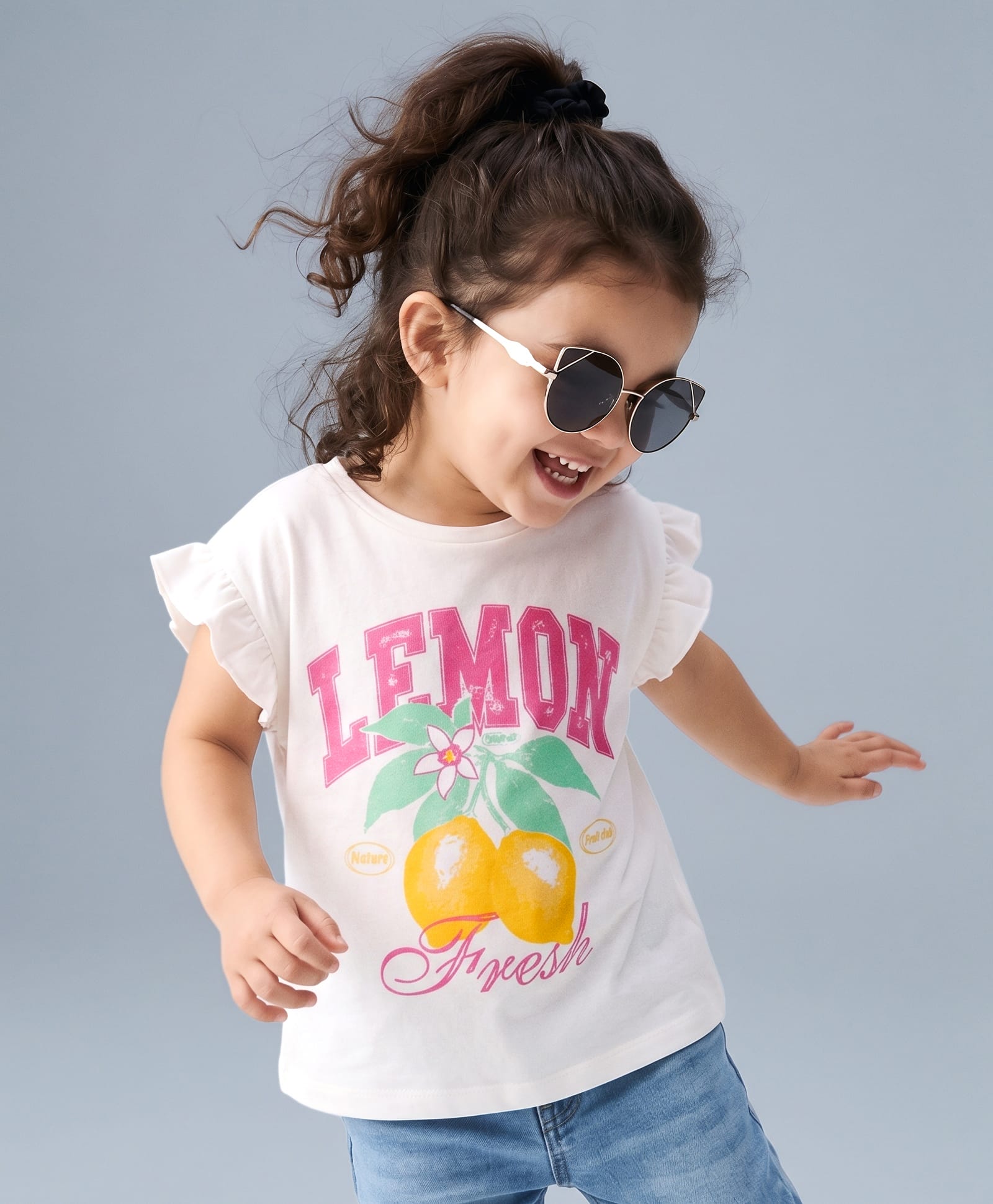 Babyhug Cotton Knit T-Shirt with Graphics Multi Color 6-9 Months-picture-18