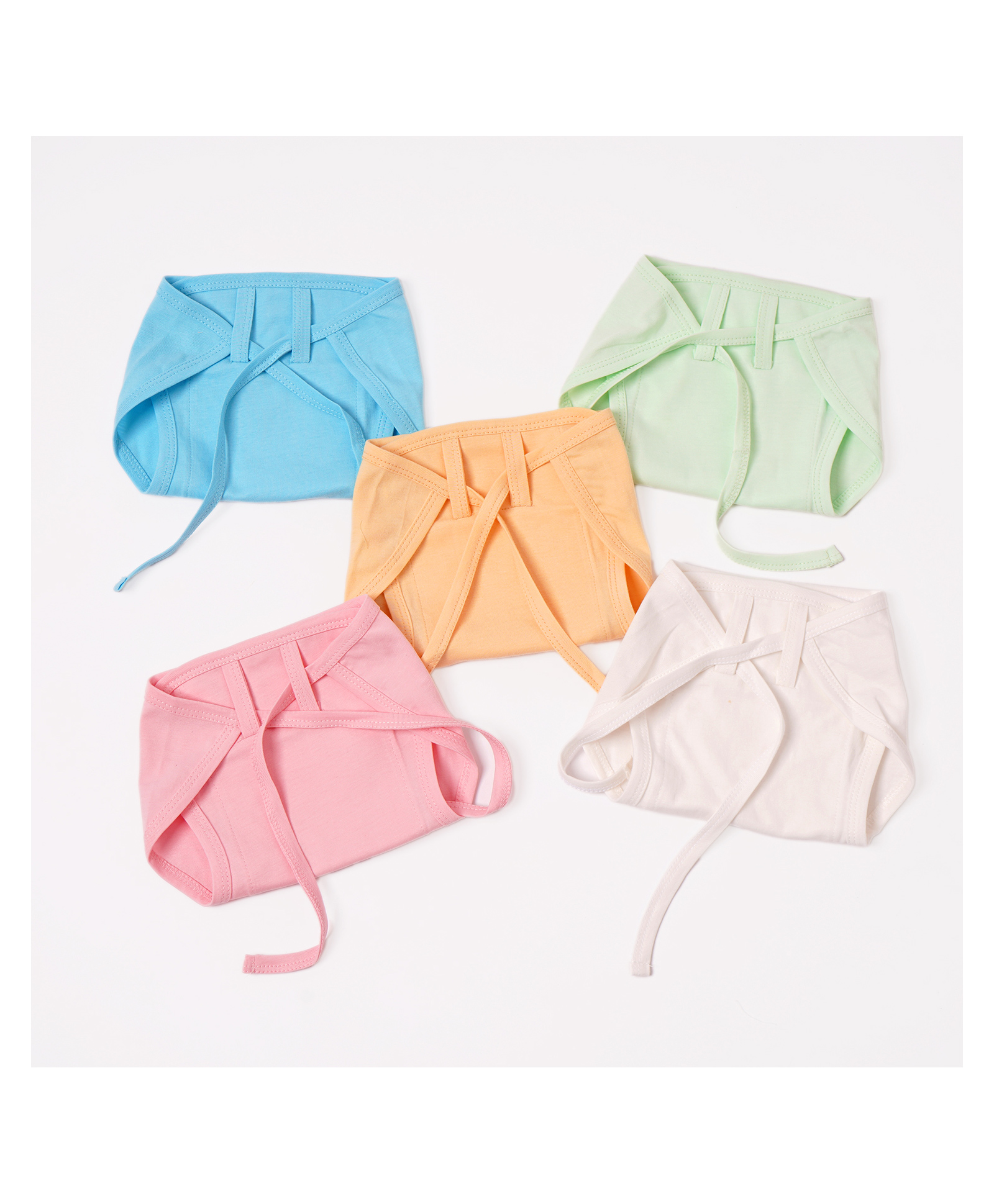 TIDY SLEEP- 100% Cotton Cloth Diapers/Nappy/Langot for Baby (Multicolour, 3-6 Months) Pack of 5 - Medium-image-40