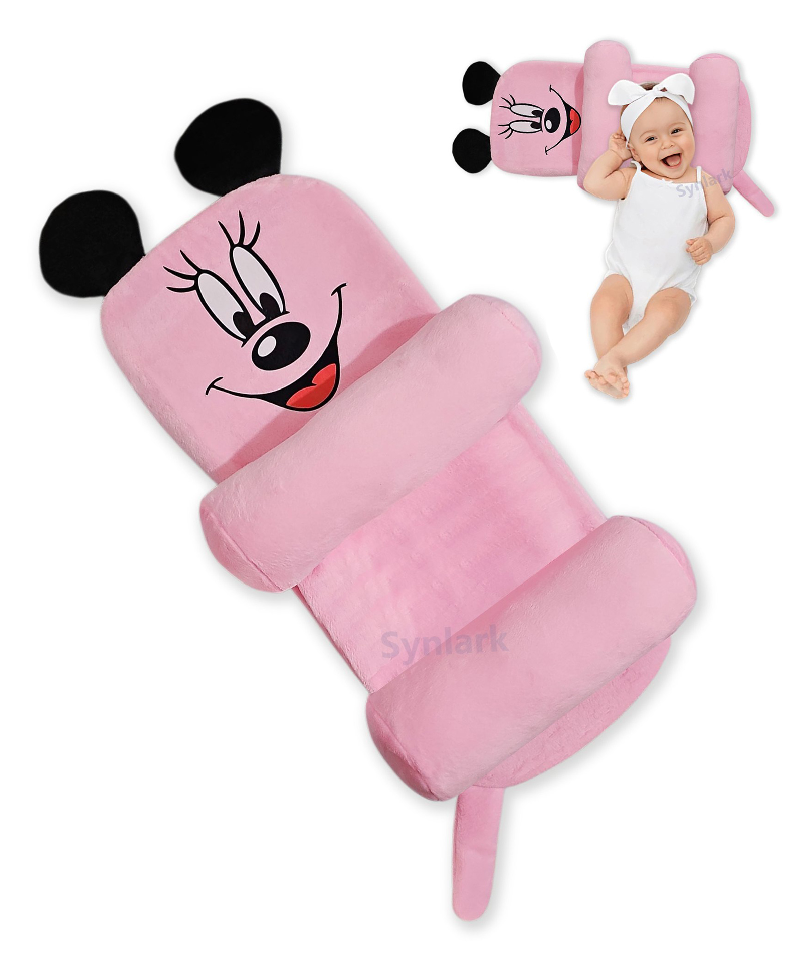 Synlark Newborn Baby Pillow With Slide Support | Adjustable, Soft & Comfortable Sleep Pillow (0-12 Months)-picture-25