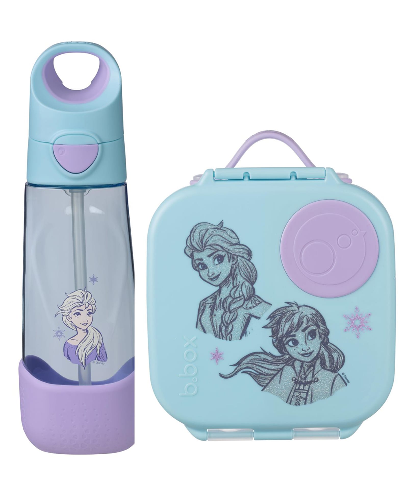 b.box Marvel Frozen Kids Mini Lunch Box with Compartments & Tritan Water Bottle, Amazing Friends Back to School Combo, BPA Free, Leakproof - Ideal for School, Suitable for 3+ Years-picture-6