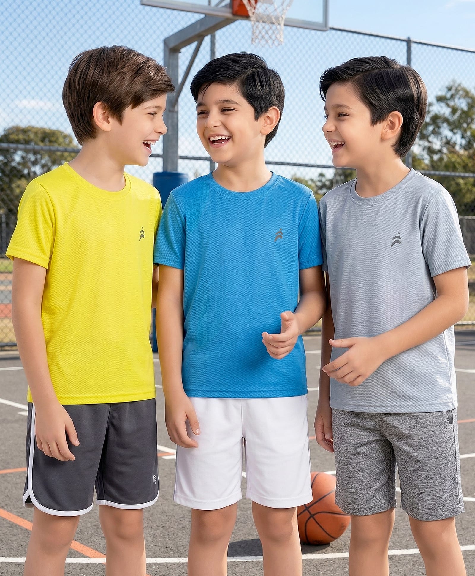 Pine Active Knit Half Sleeves T-Shirts Pack of 3 - Multicolor-picture-15