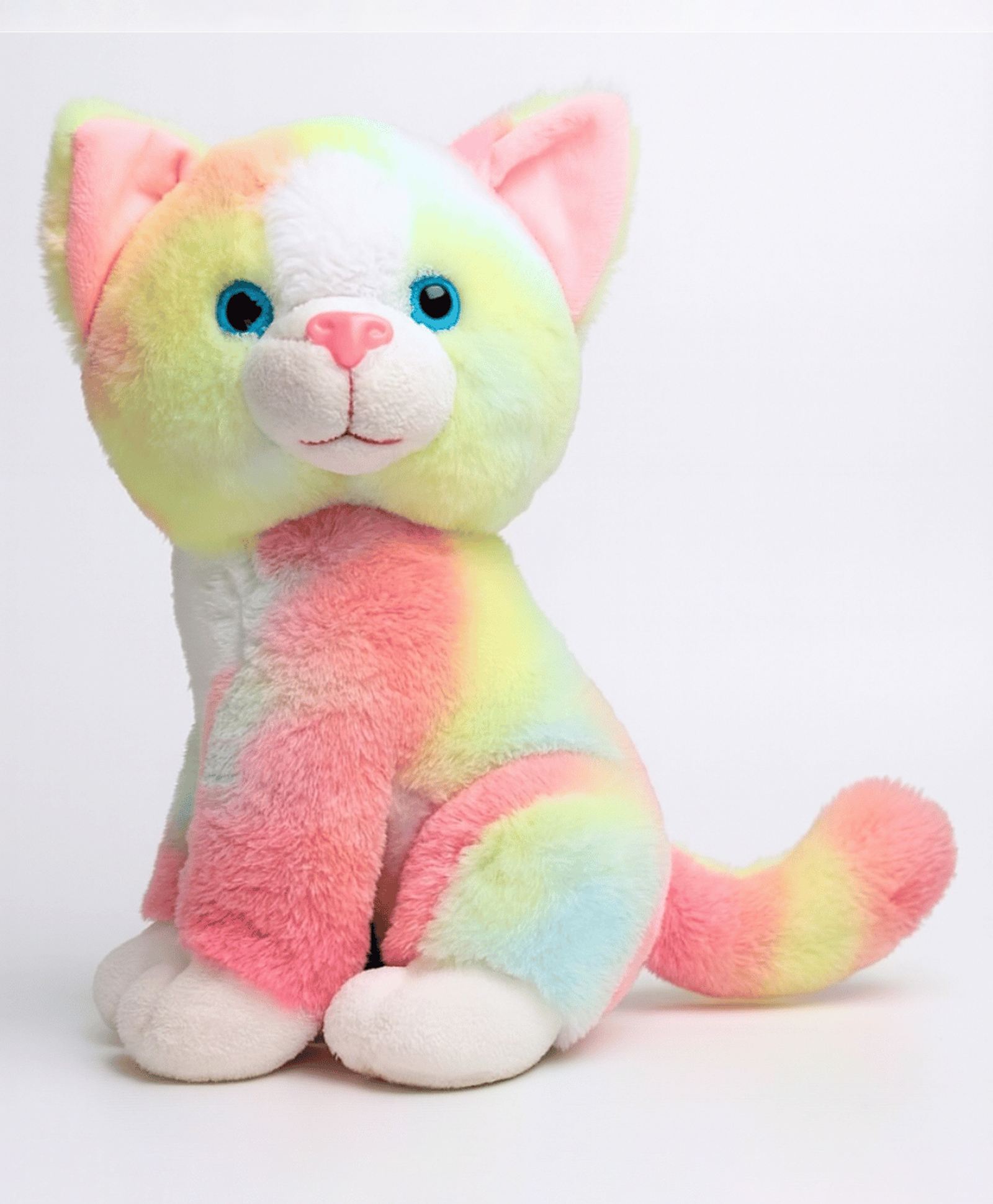 Toytales Height 30 cm Cat Plush Toy Soft Stuffed Animal with Skin-Friendly Fabric - Multicolor-image-6
