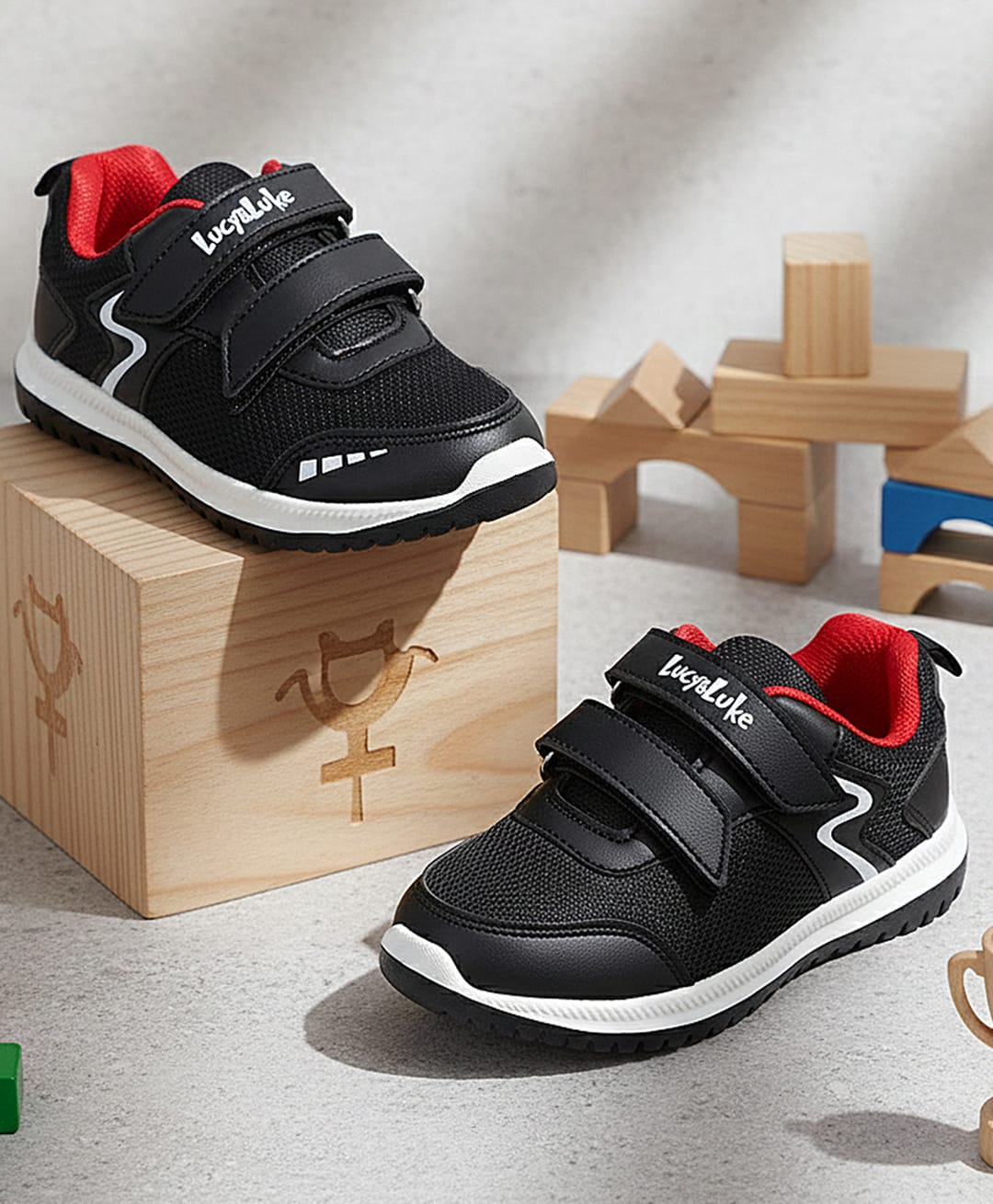 LIBERTY Mesh Detailed Velcro Closure Shoes - Black-image-23
