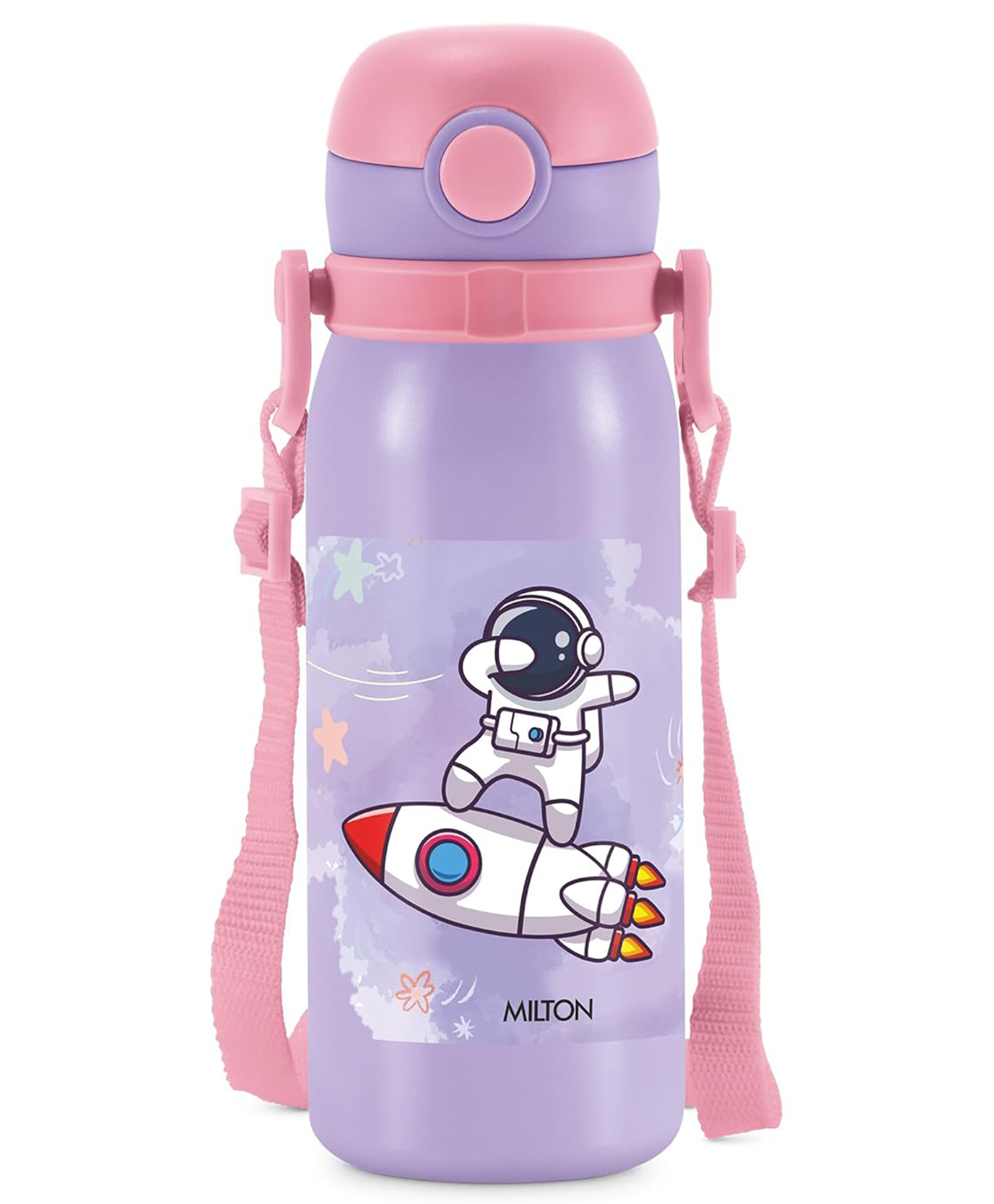 Milton Torque 650 ISI Certified Stainless Steel Water Bottle, Leak Proof, Rust Proof, Single walled,1 Yr Warranty, Ideal Sipper Water Bottle for School Kids Bottle, 625 ml, Purple (Astronaut)-image-42