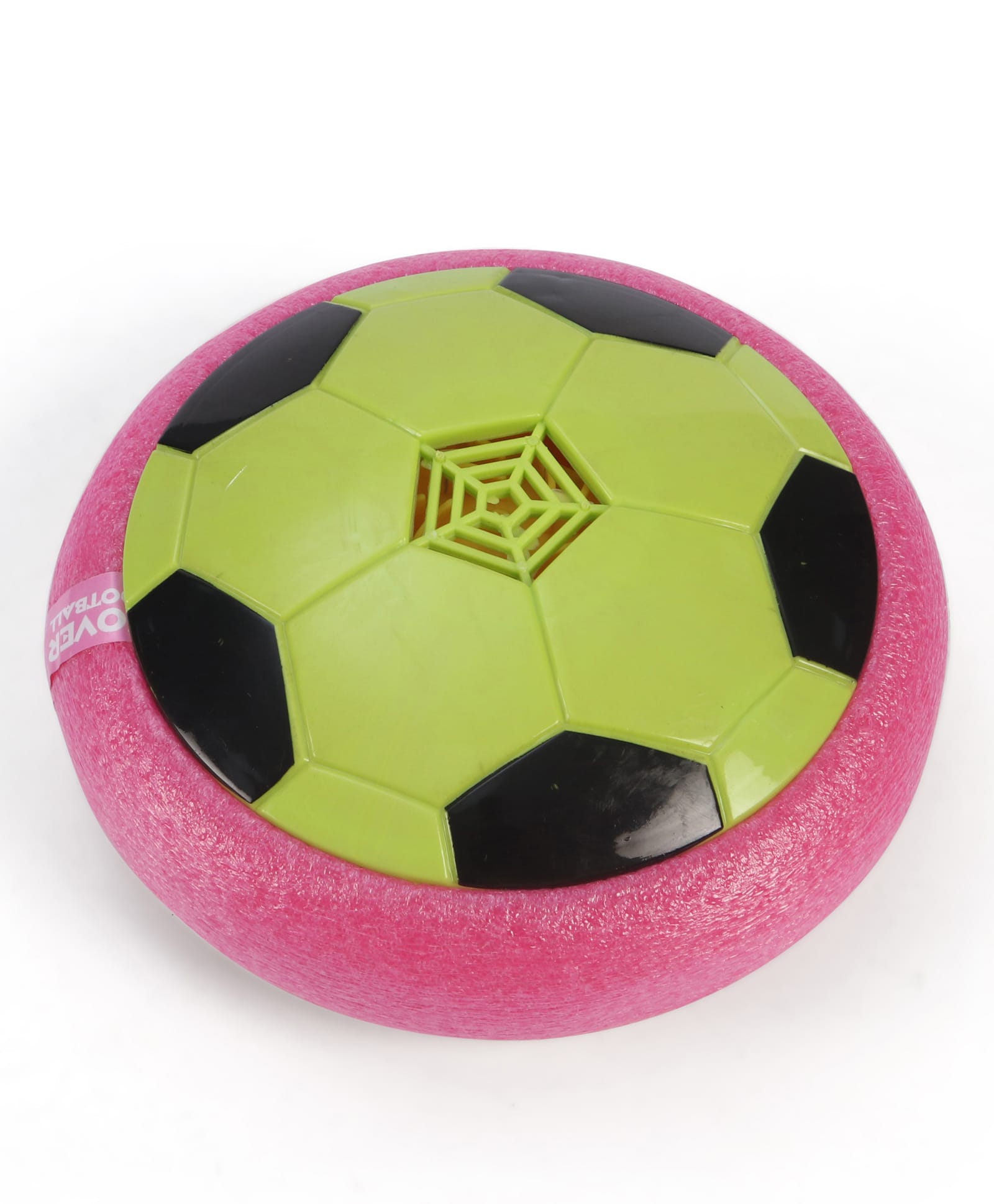 House of Kids Rechargeable Hover Football Electric Air Soccer Ball with LED Lights & Soft Foam Bumpers for Indoor Play - Green-image-23