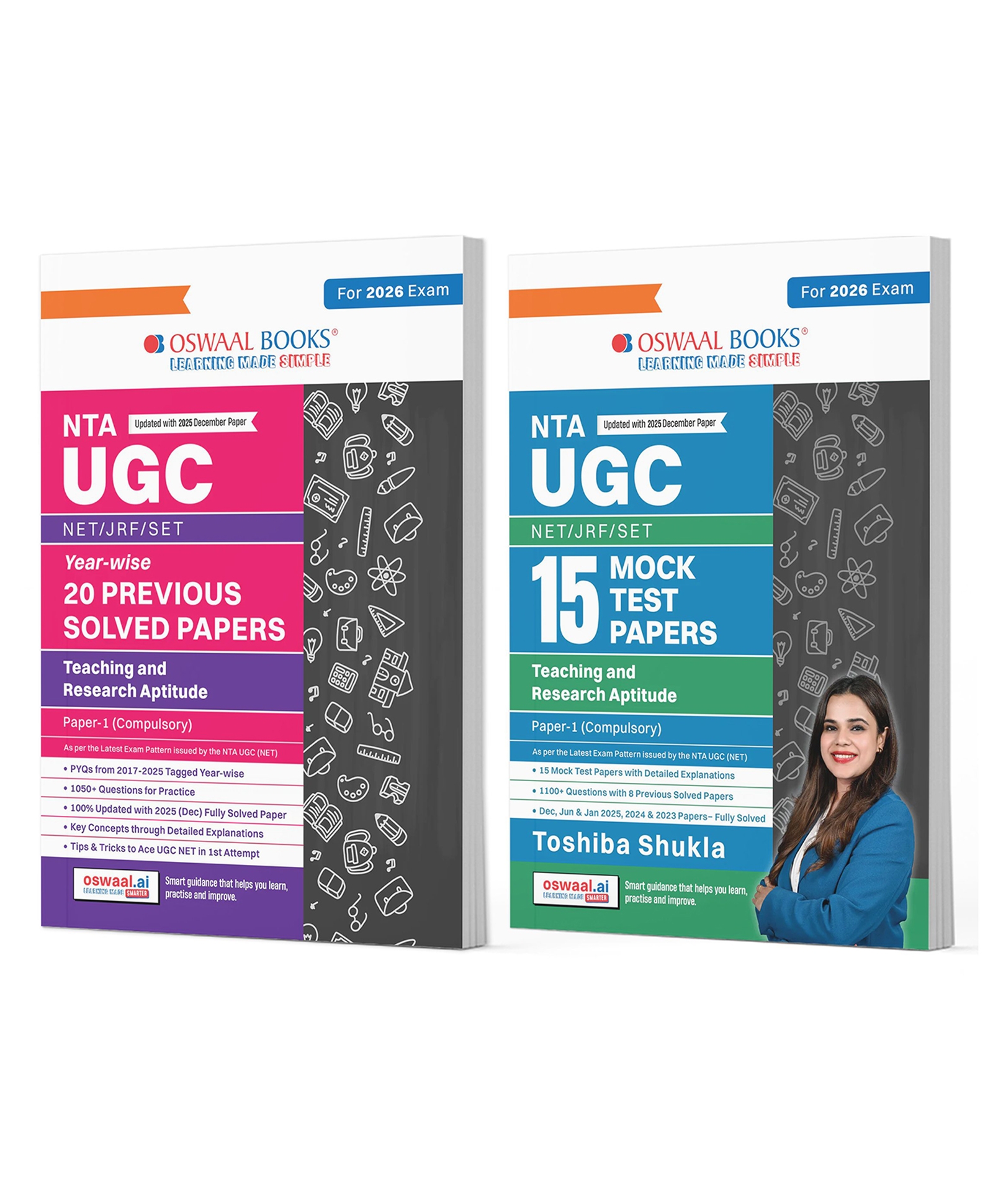 OSWAAL BOOKS NTA UGC NET Paper-1 20 Solved Papers Year-wise (2015-2025) + 15 Mock Test Papers Teaching & Research Aptitude General Paper-1 (Compulsory) (Set of 2 Books) | For 2026 Exam-picture-27