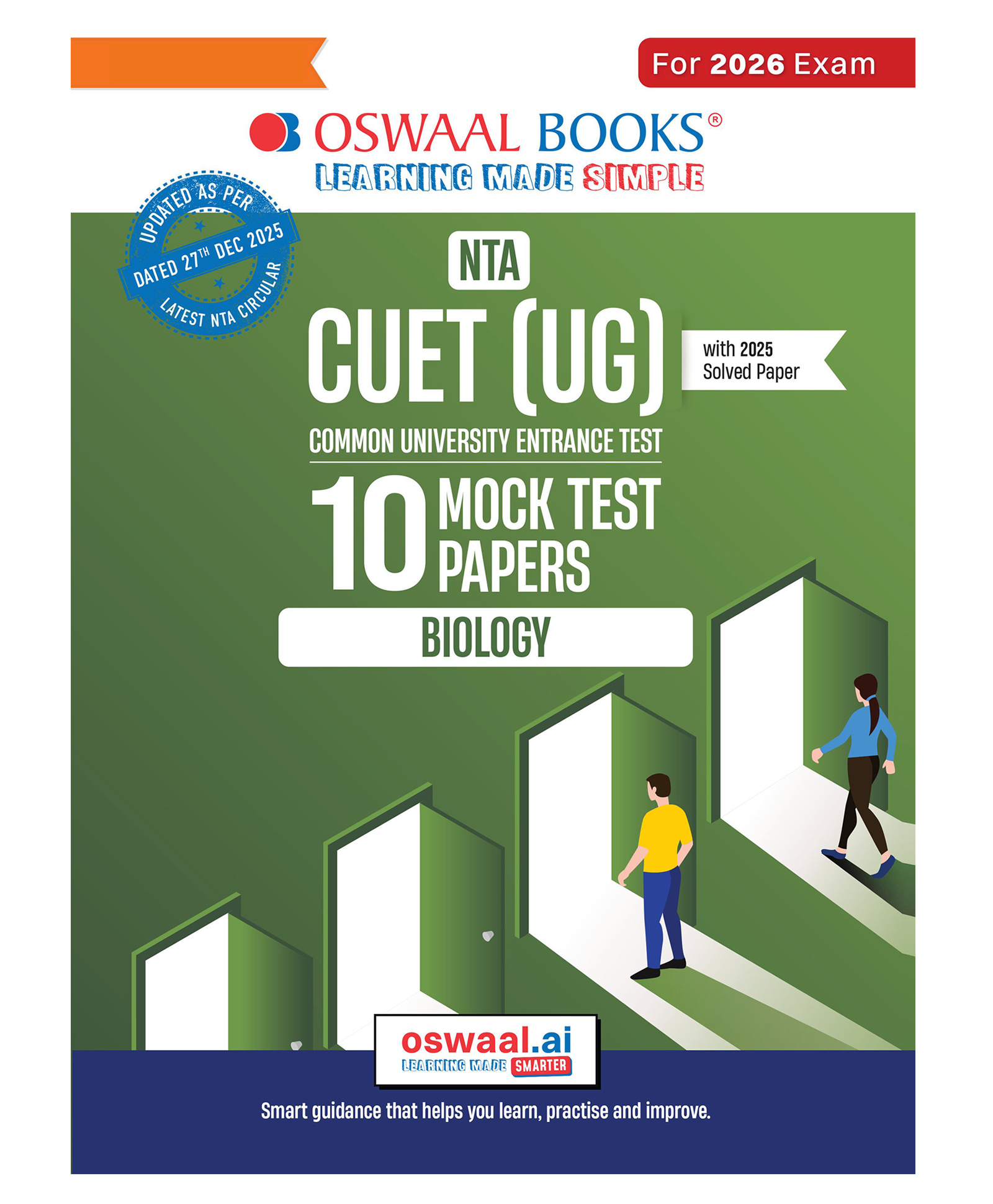 OSWAAL BOOKS NTA CUET (UG) 10 Mock Test Papers Biology For 2026 Exam (Section II) (as per latest 27 Dec., notification) | 550+ MCQs for Practice | Includes 2025 Paper- fully solved | With Oswaal AI-picture-22