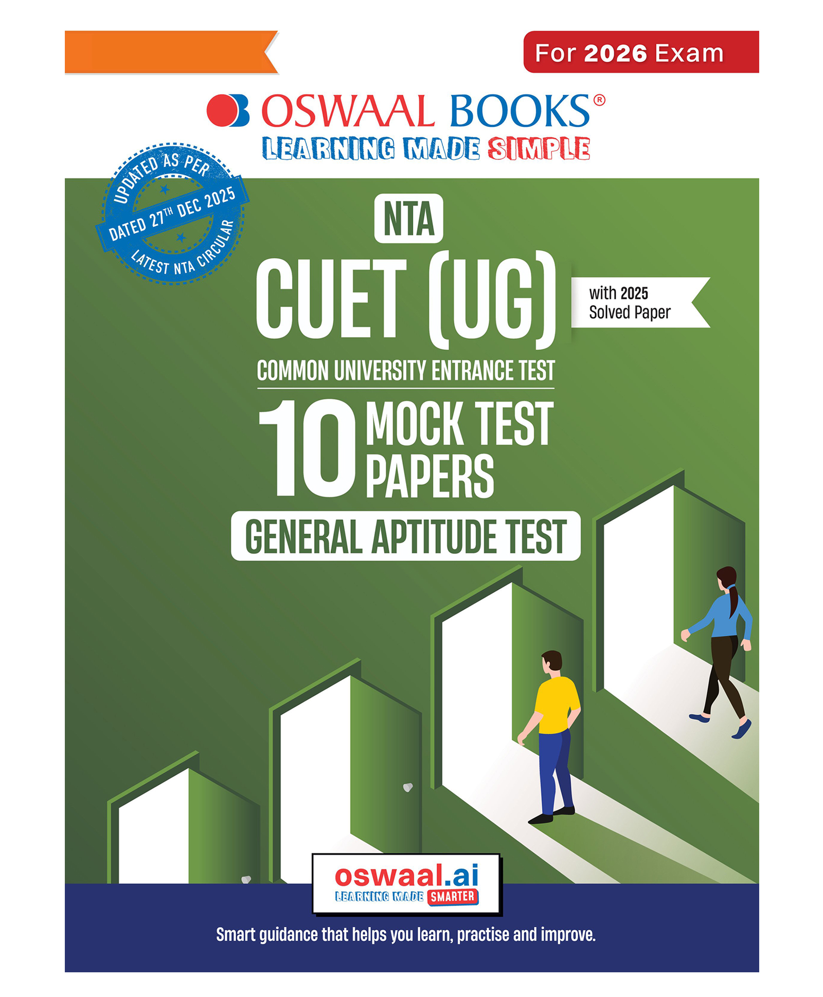 OSWAAL BOOKS NTA CUET (UG) 10 Mock Test Papers General Aptitude Test For 2026 Exam (Section II) (as per latest 27 Dec., notification) | 550+ MCQs | Includes 2025 Paper- fully solved | With Oswaal AI-image-40