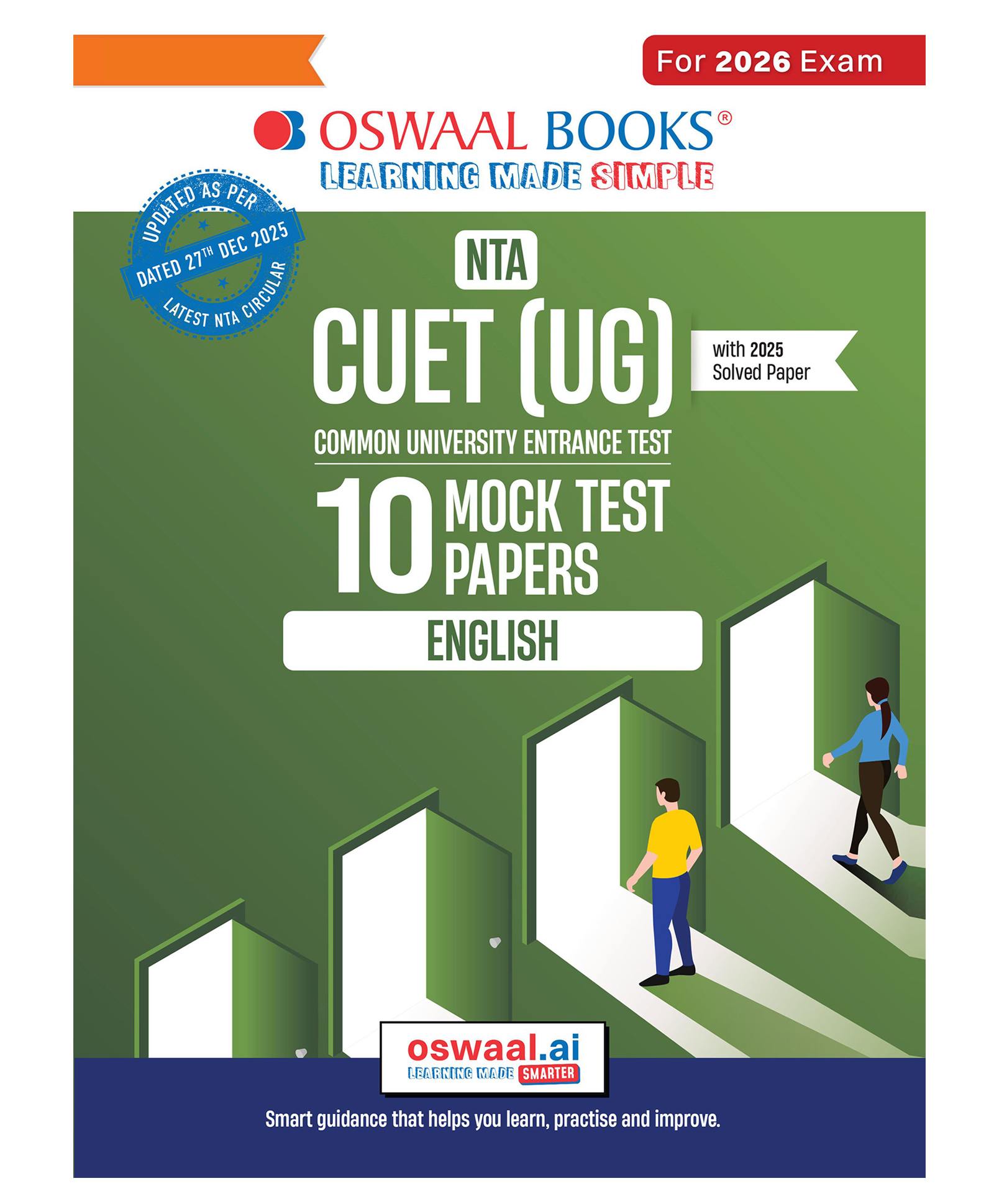 OSWAAL BOOKS NTA CUET (UG) 10 Mock Test Papers English For 2026 Exam (Section II) (as per latest 27 Dec., notification) | 500+ MCQs for Practice | Includes 2025 Paper- fully solved | With Oswaal AI-image-43