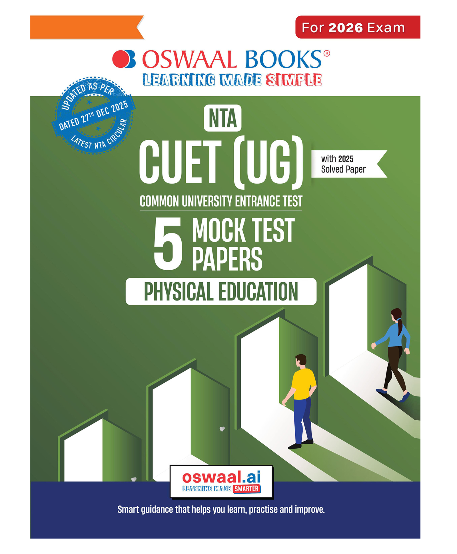 OSWAAL BOOKS NTA CUET (UG) 5 Mock Test Papers Physical Education For 2026 Exam (Section II) (as per latest 27 Dec., notification) | 300+ MCQs | Includes 2025 Paper- fully solved | With Oswaal AI-image-39