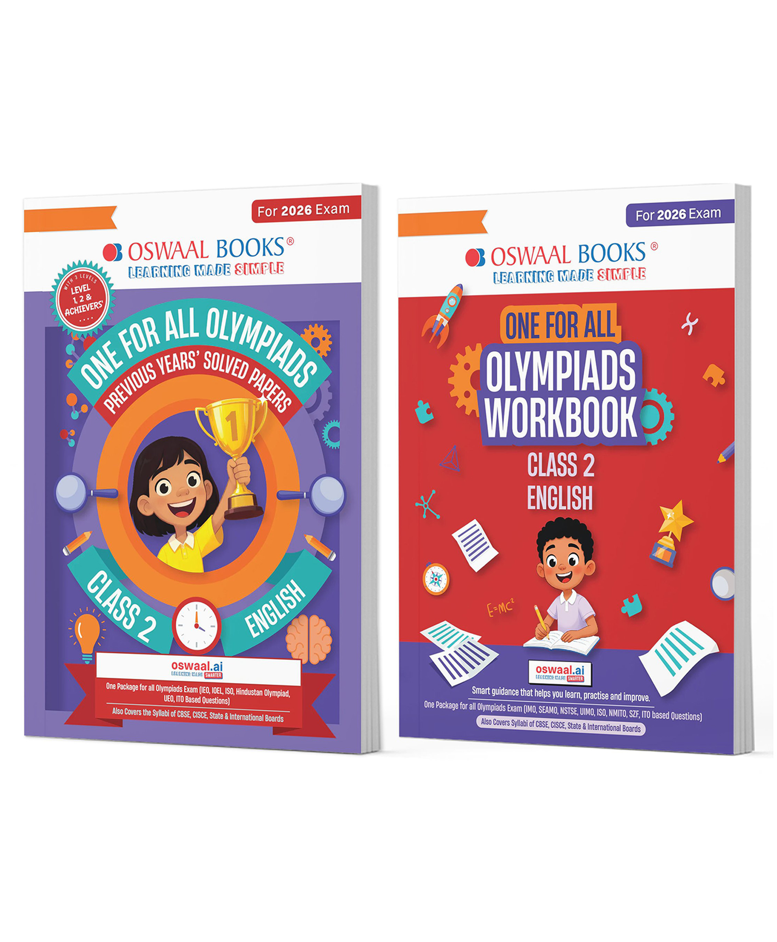 OSWAAL BOOKS One For All Olympiads Class 2 English Prep-Guide, Chapter-wise Previous Years' Solved Papers + Workbook (Set of 2 Books) | Questions for SOF IEO & Other Olympiad Exams 2026-image-10