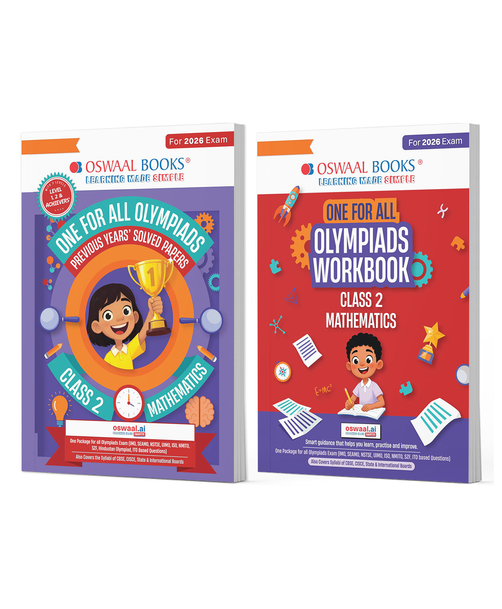 OSWAAL BOOKS One For All Olympiads Class 2 Maths Prep-Guide | Chapter-wise Previous Years' Solved Papers + Workbook (Set of 2 Books) | Questions for SOF IMO & Other Olympiad Exams 2026-image-14