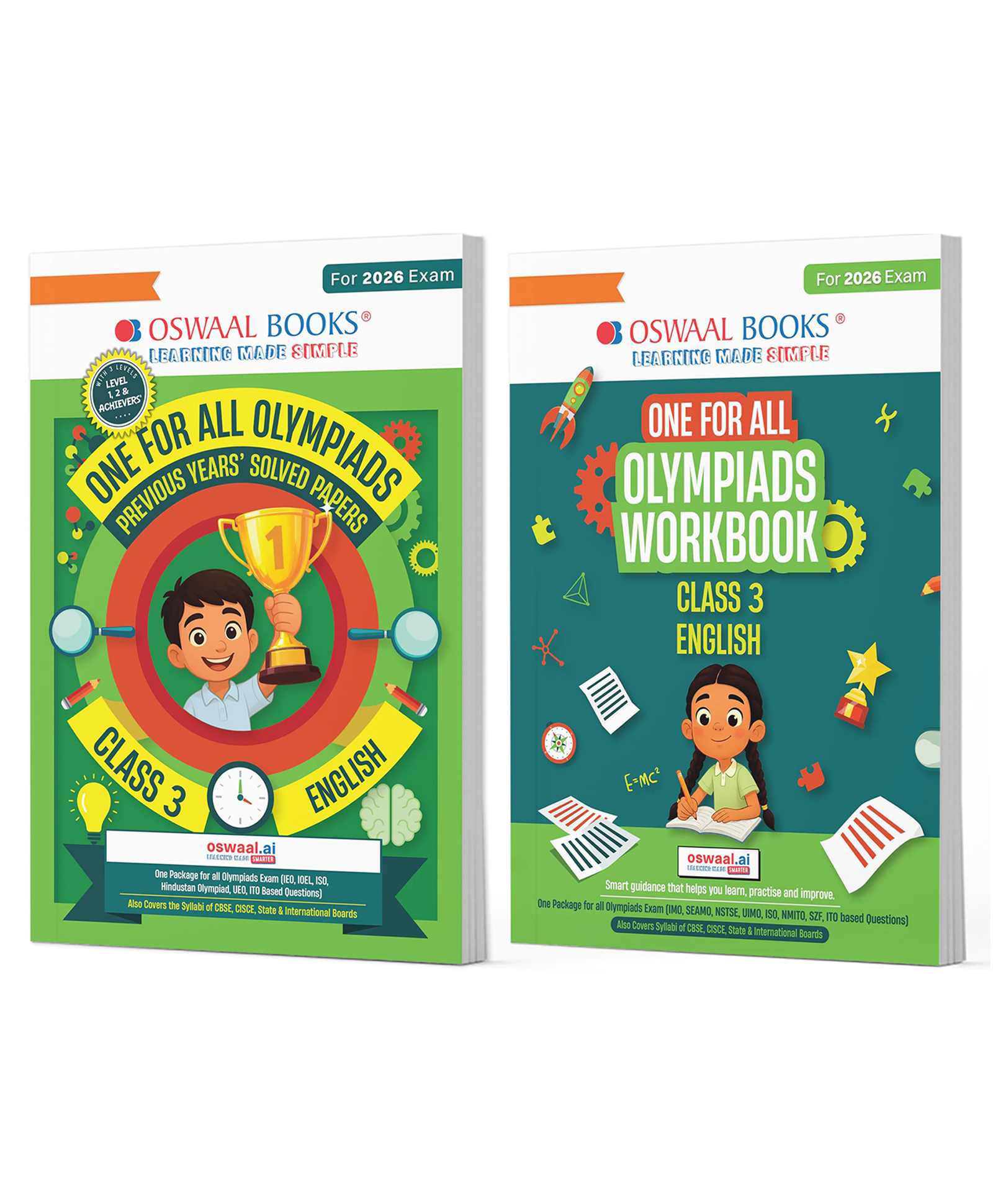 OSWAAL BOOKS One For All Olympiads Class 3 English Prep-Guide, Chapter-wise Previous Years' Solved Papers + Workbook (Set of 2 Books) | Questions for SOF IEO & Other Olympiad Exams 2026-image-12