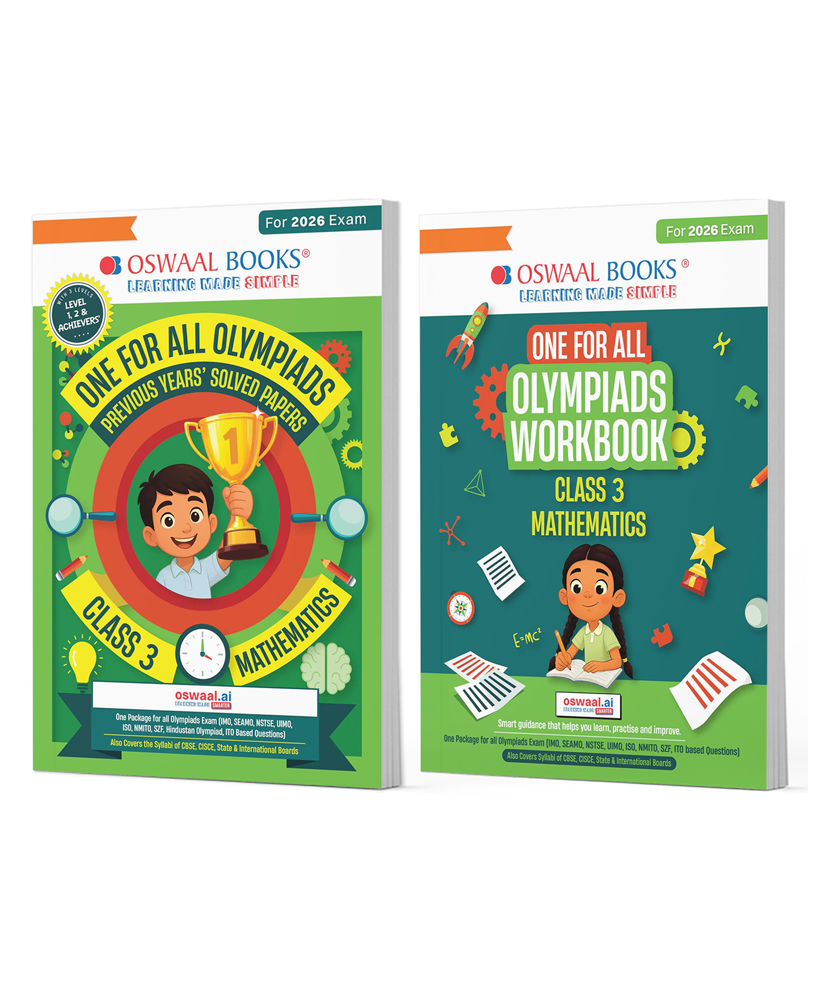OSWAAL BOOKS One For All Olympiads Class 3 Maths Prep-Guide | Chapter-wise Previous Years' Solved Papers + Workbook (Set of 2 Books) | Questions for SOF IMO & Other Olympiad Exams 2026-image-11