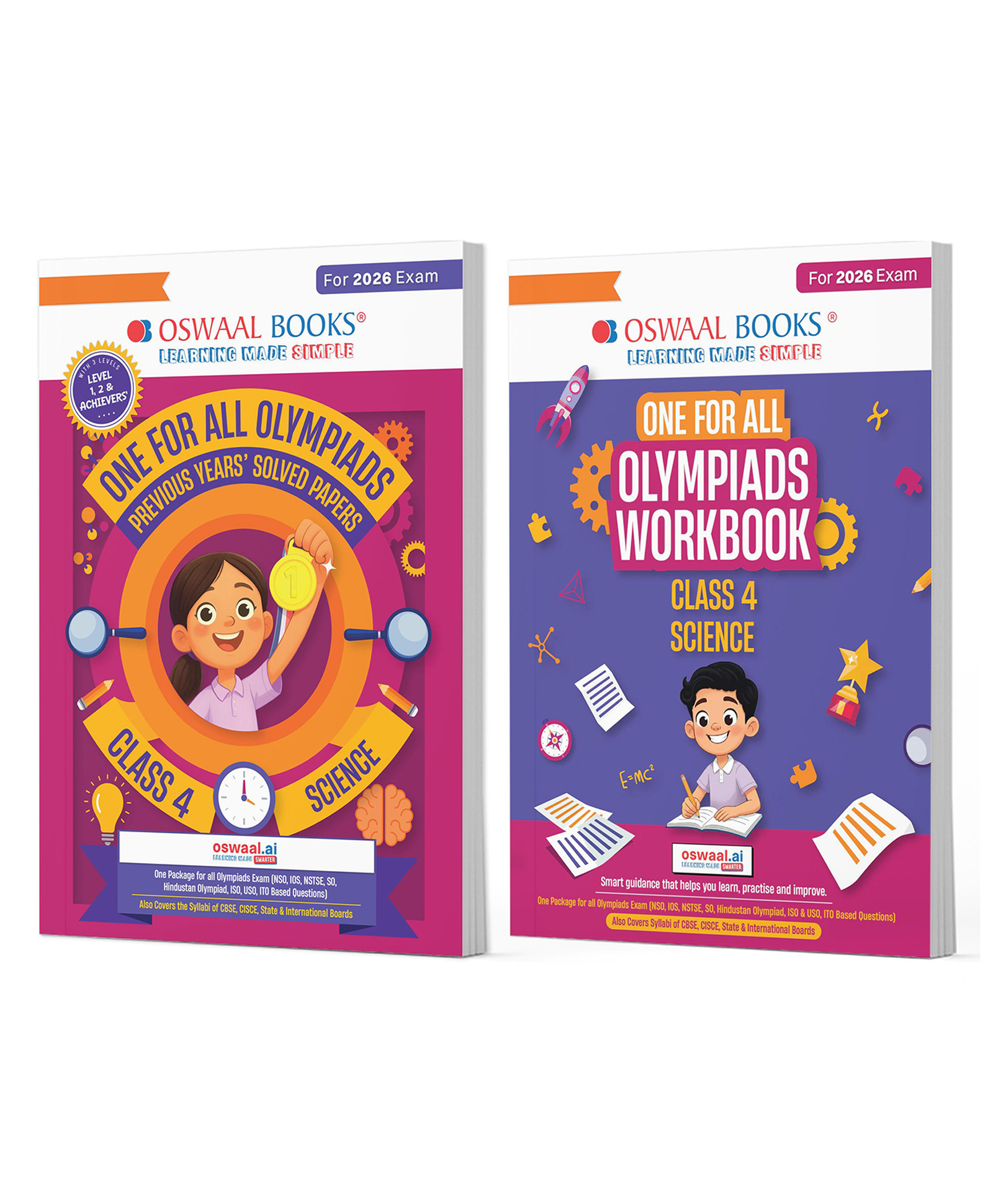 OSWAAL BOOKS One For All Olympiads Class 4 Science Prep-Guide | Chapter-wise Previous Years' Solved Papers+ Workbook (Set of 2 Books) | Questions for SOF NSO & Other Olympiad Exams 2026-image-10