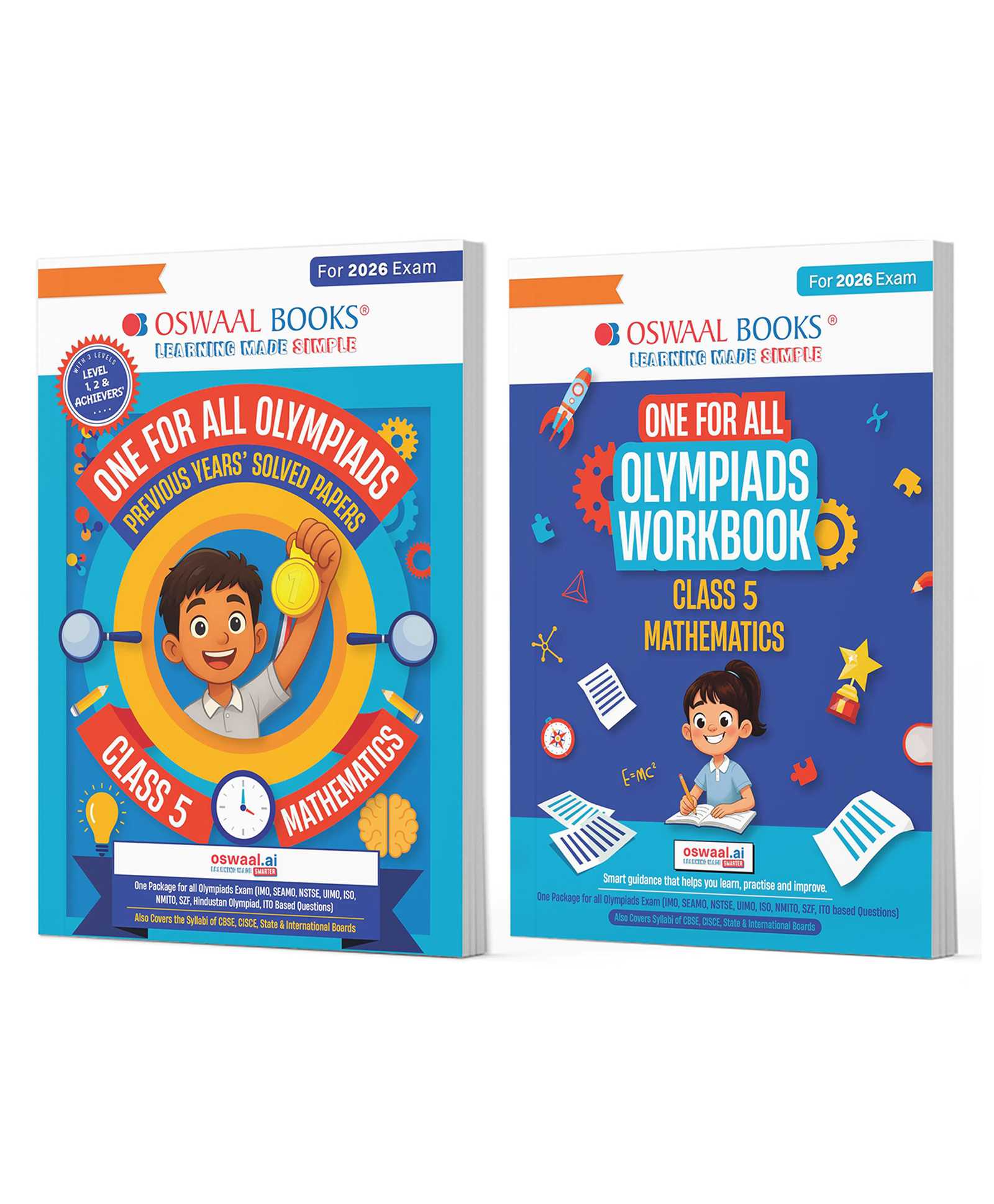 OSWAAL BOOKS One For All Olympiads Class 5 Maths Prep-Guide | Chapter-wise Previous Years' Solved Papers + Workbook (Set of 2 Books) | Questions for SOF IMO & Other Olympiad Exams 2026-image-13