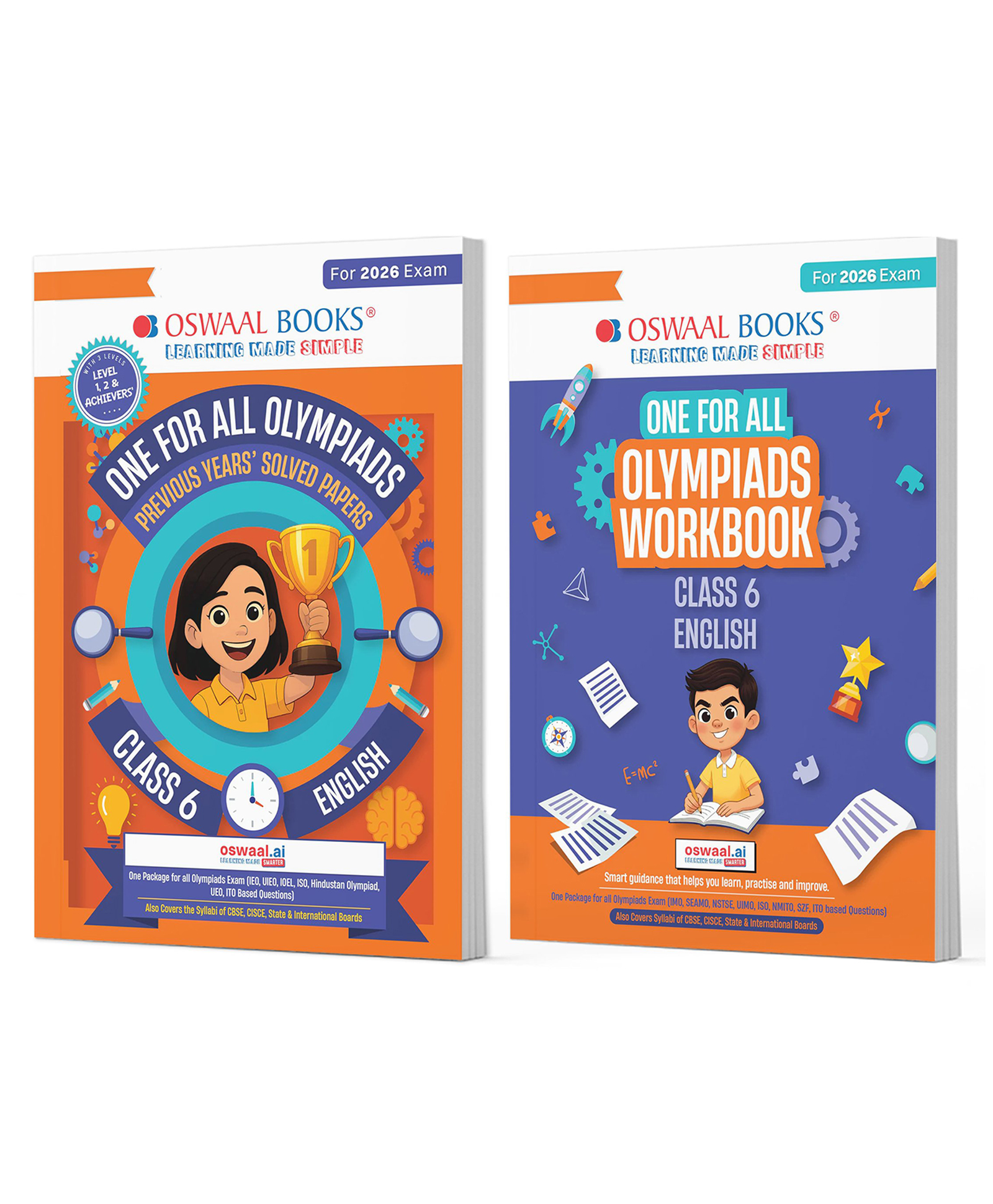 OSWAAL BOOKS One For All Olympiads Class 6 English Prep-Guide, Chapter-wise Previous Years' Solved Papers + Workbook (Set of 2 Books) | Questions for SOF IEO & Other Olympiad Exams 2026-image-11