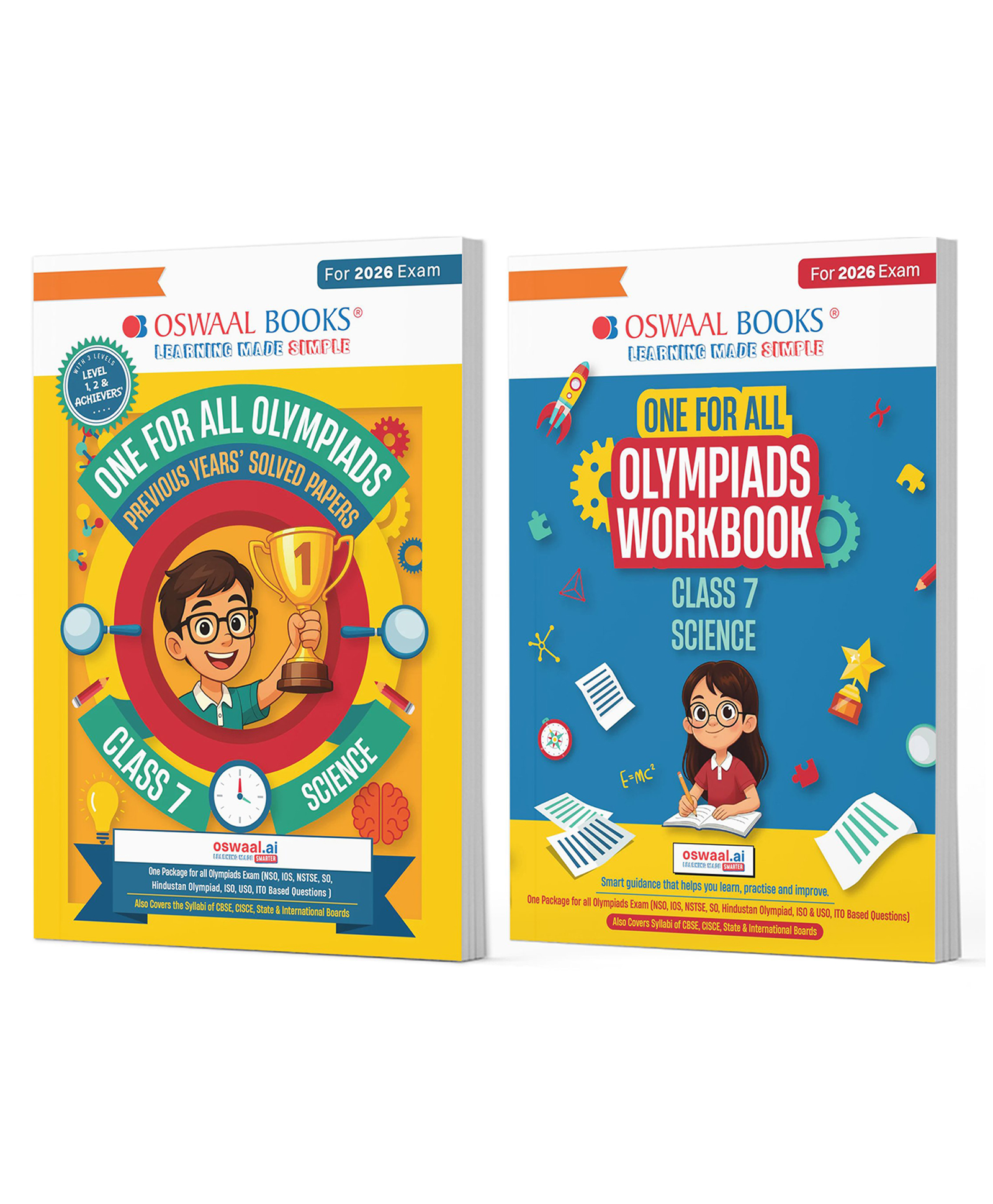 OSWAAL BOOKS One For All Olympiads Class 7 Science Prep-Guide | Chapter-wise Previous Years' Solved Papers+ Workbook (Set of 2 Books) | Questions for SOF NSO & Other Olympiad Exams 2026-image-6