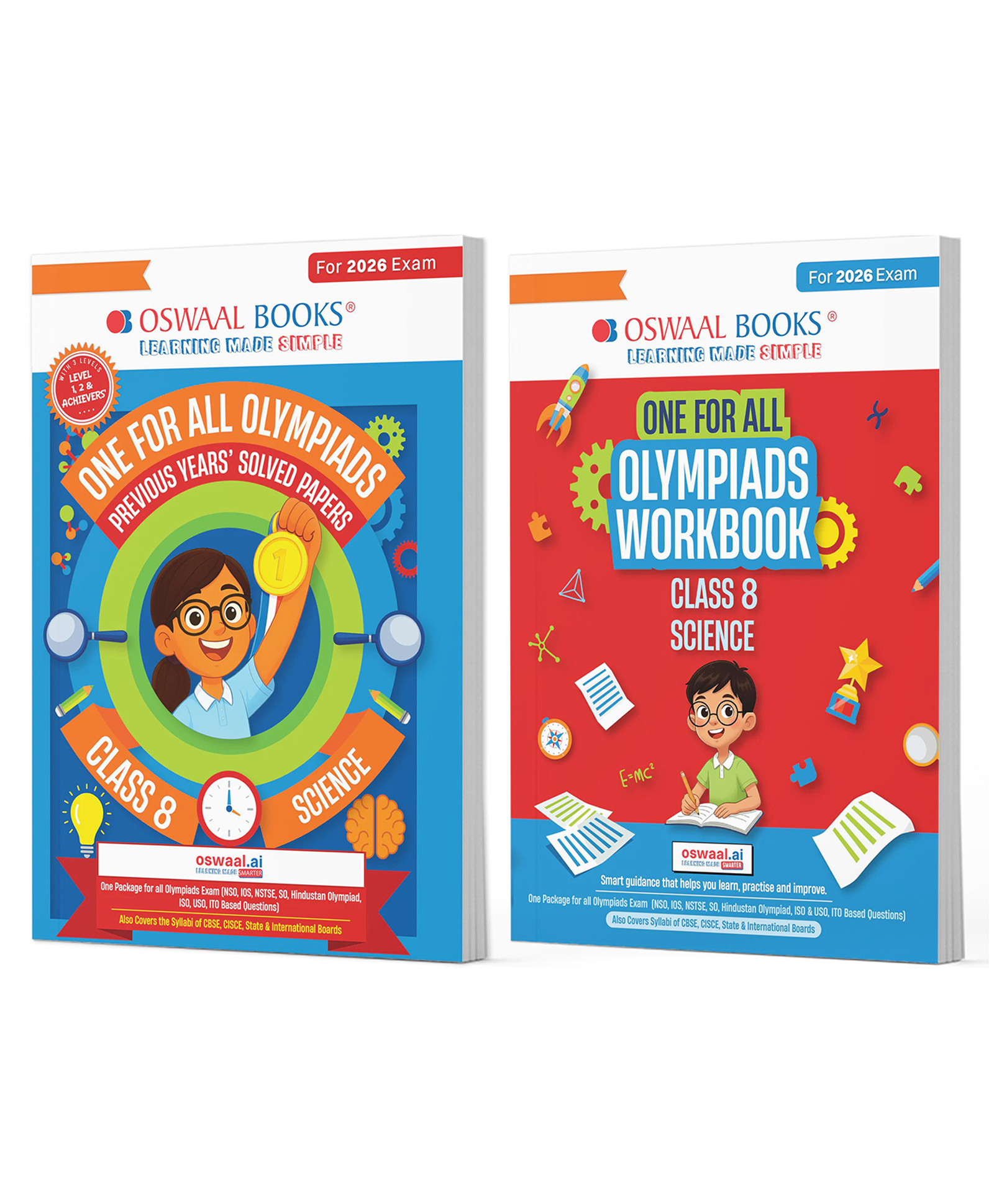 OSWAAL BOOKS One For All Olympiads Class 8 Science Prep-Guide | Chapter-wise Previous Years' Solved Papers+ Workbook (Set of 2 Books) | Questions for SOF NSO & Other Olympiad Exams 2026-image-7