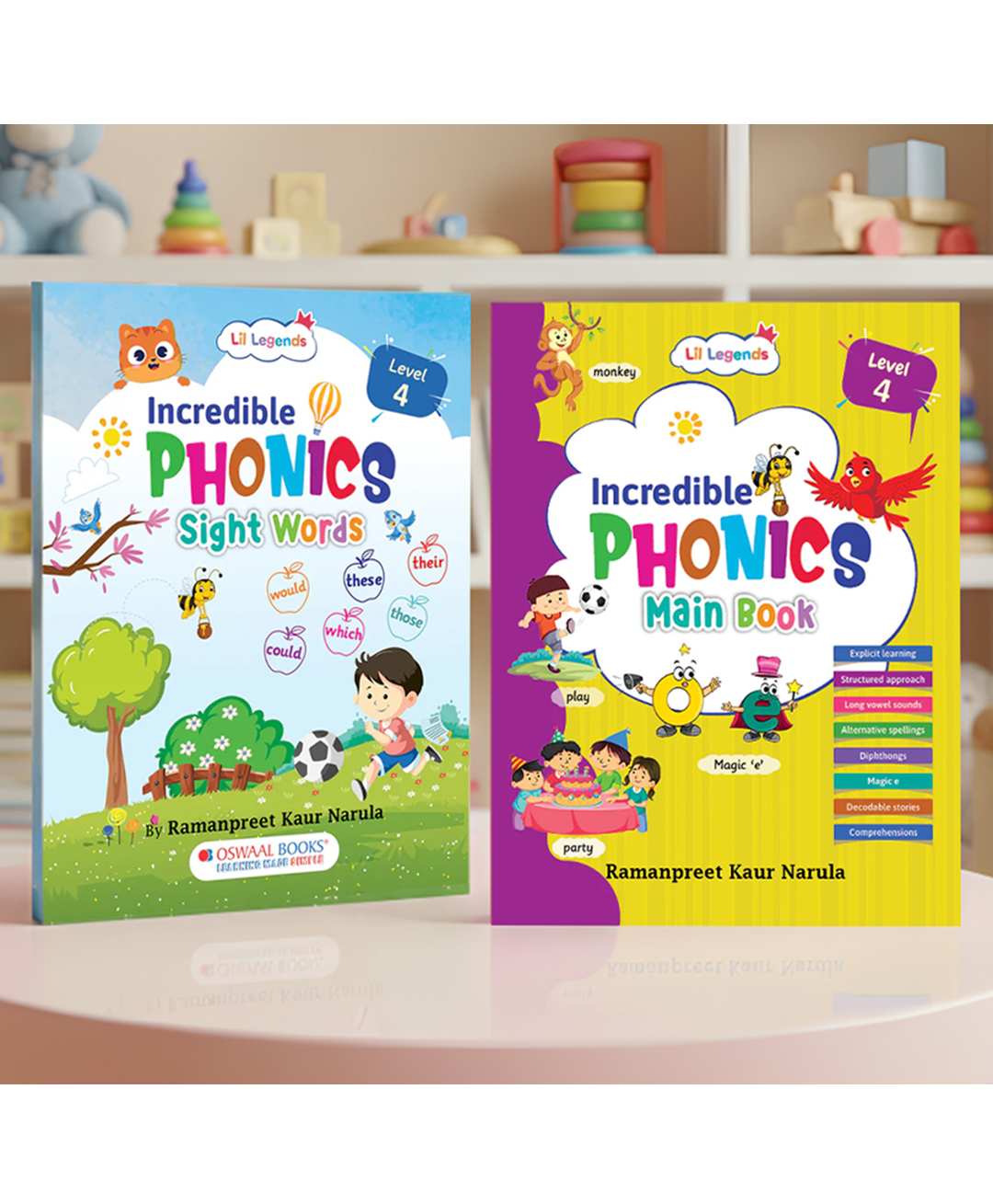 OSWAAL BOOKS Lil Legends Level 4 Reading Combo (2-Book Set) | Early Phonics & Reading Skills for Kids Age 57 | Learning to Read Practice & Sound Blending | by Lil Legends-image-40