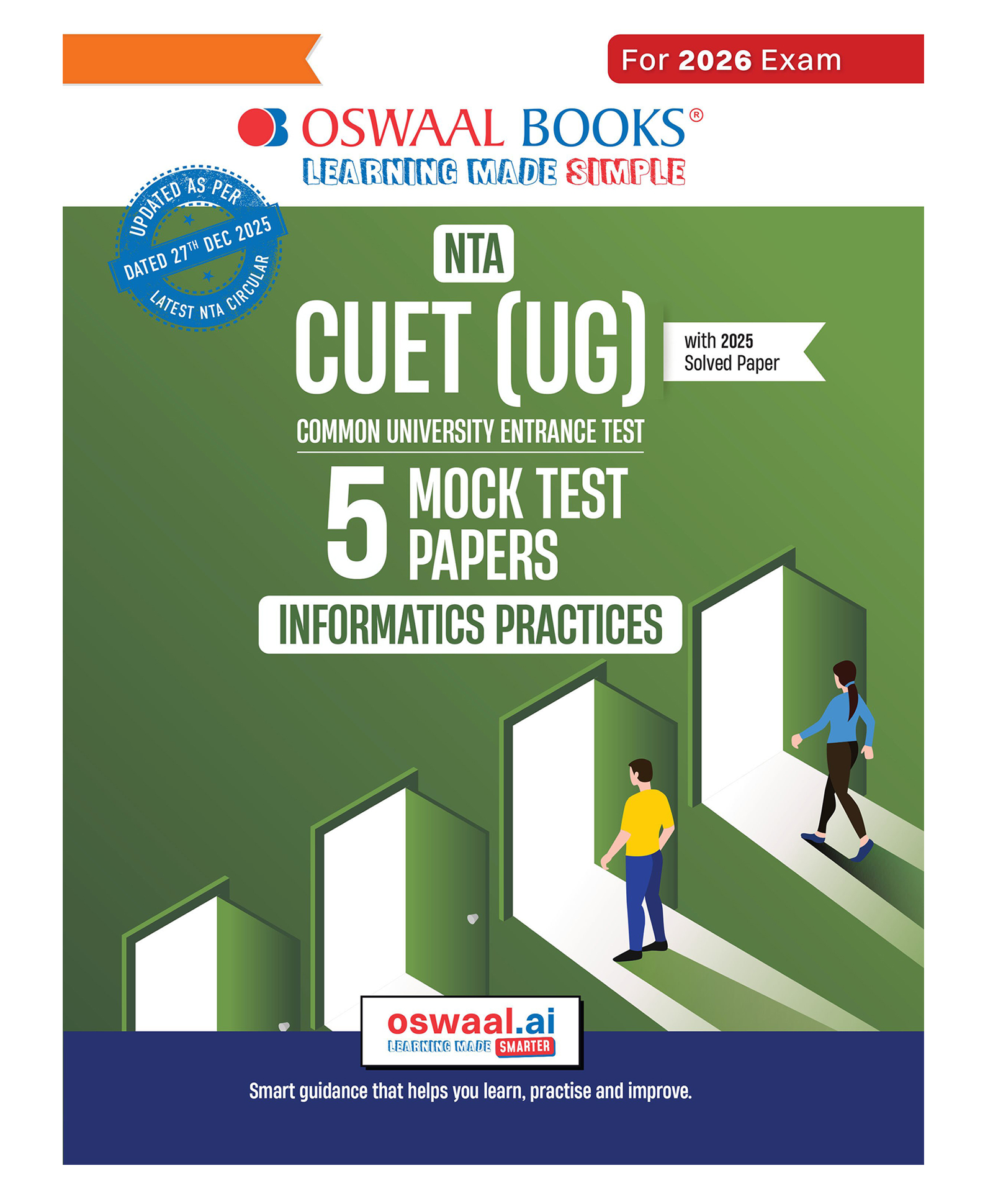 OSWAAL BOOKS NTA CUET (UG) 5 Mock Test Papers Informatics Practices For 2026 Exam (Section II) (as per latest 27 Dec., notification) | 300+ MCQs | Includes 2025 Paper- fully solved | With Oswaal AI-picture-23
