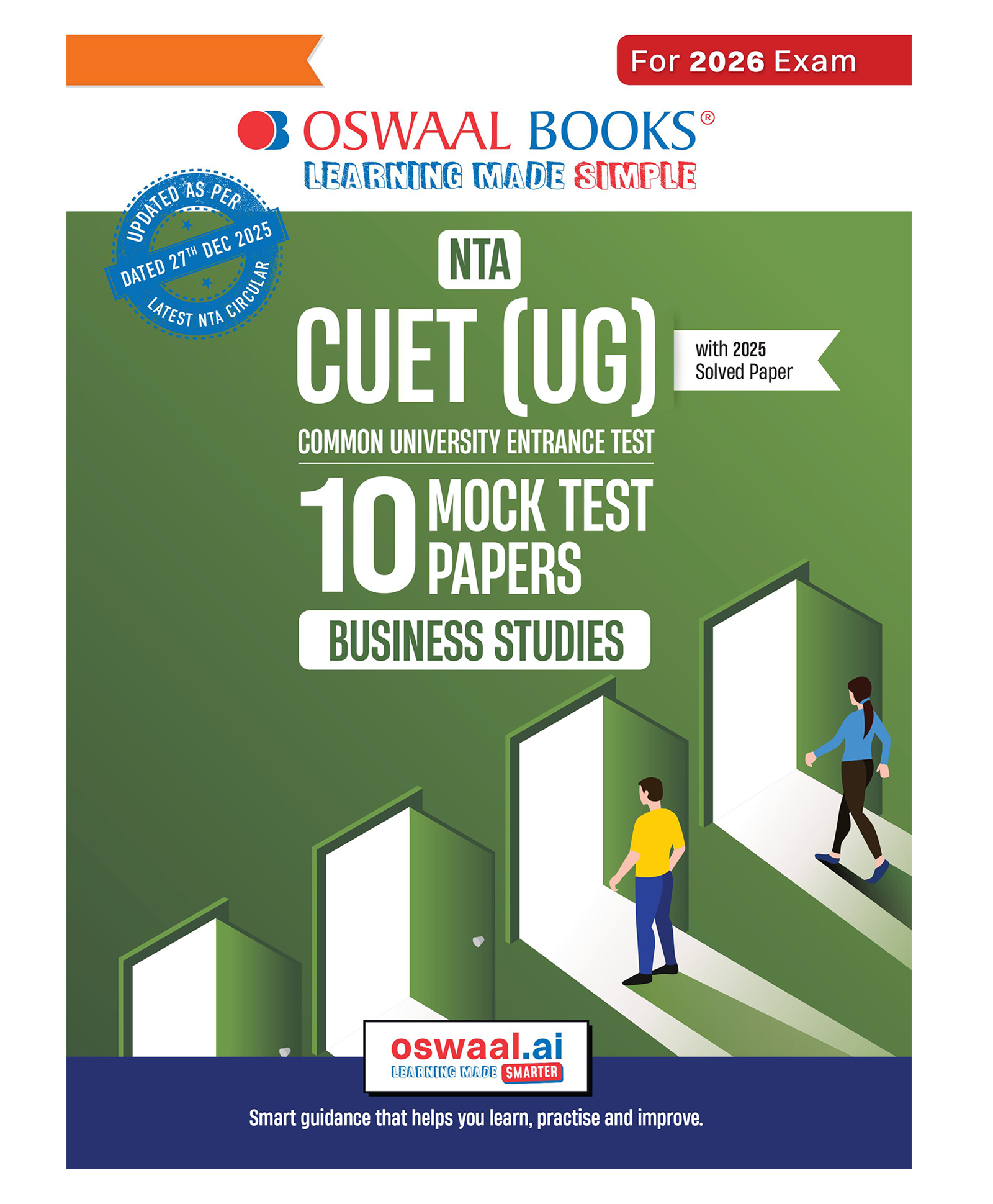 OSWAAL BOOKS NTA CUET (UG) 10 Mock Test Papers Business Studies For 2026 Exam (Section II) (as per latest 27 Dec., notification) | 500+ MCQs | Includes 2025 Paper- fully solved | With Oswaal AI-image-44
