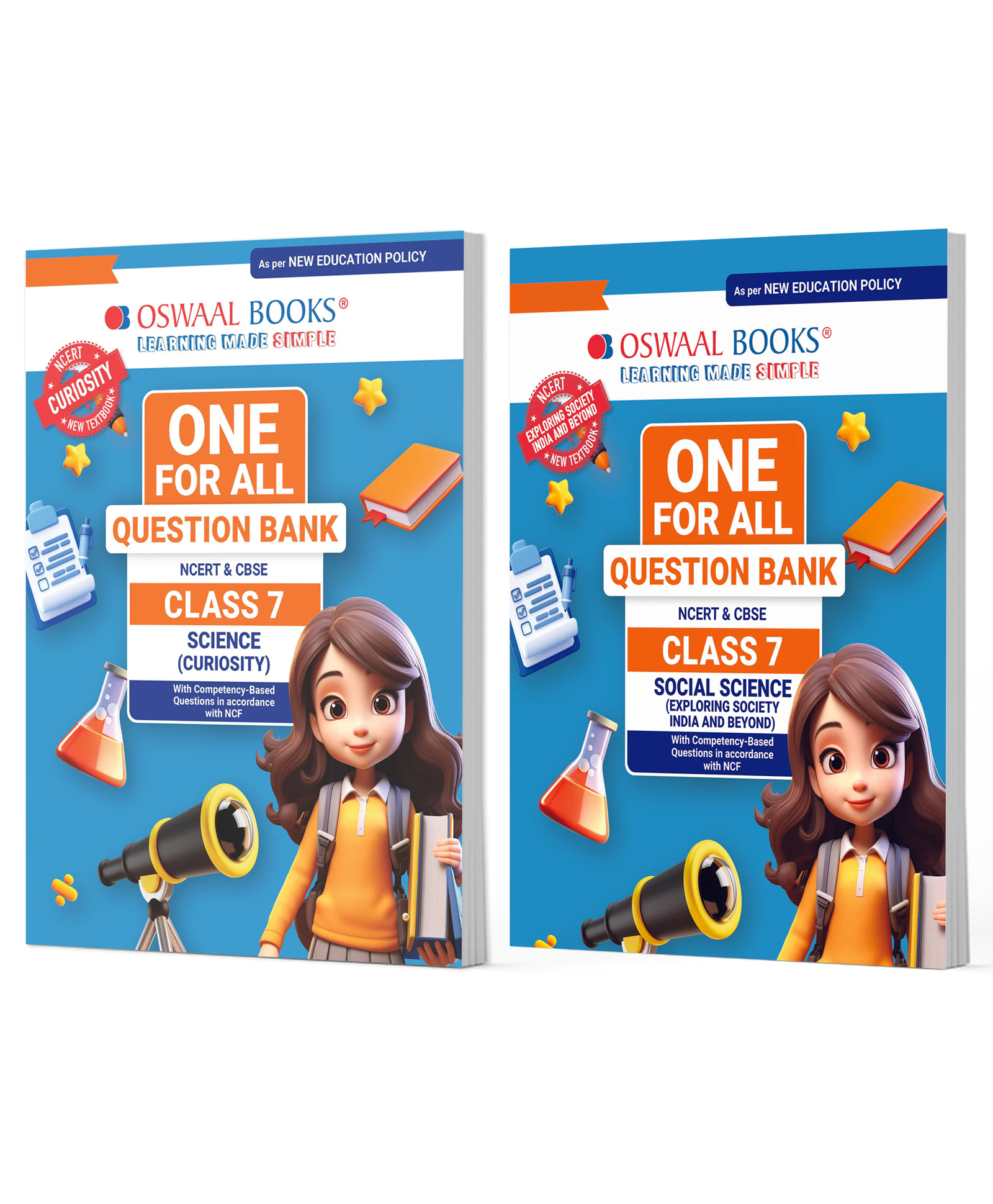 OSWAAL BOOKS One For All Question Banks NCERT & CBSE Class 7 (Set of 2 Books) Science & Social Science (For Latest Exam)-image-40