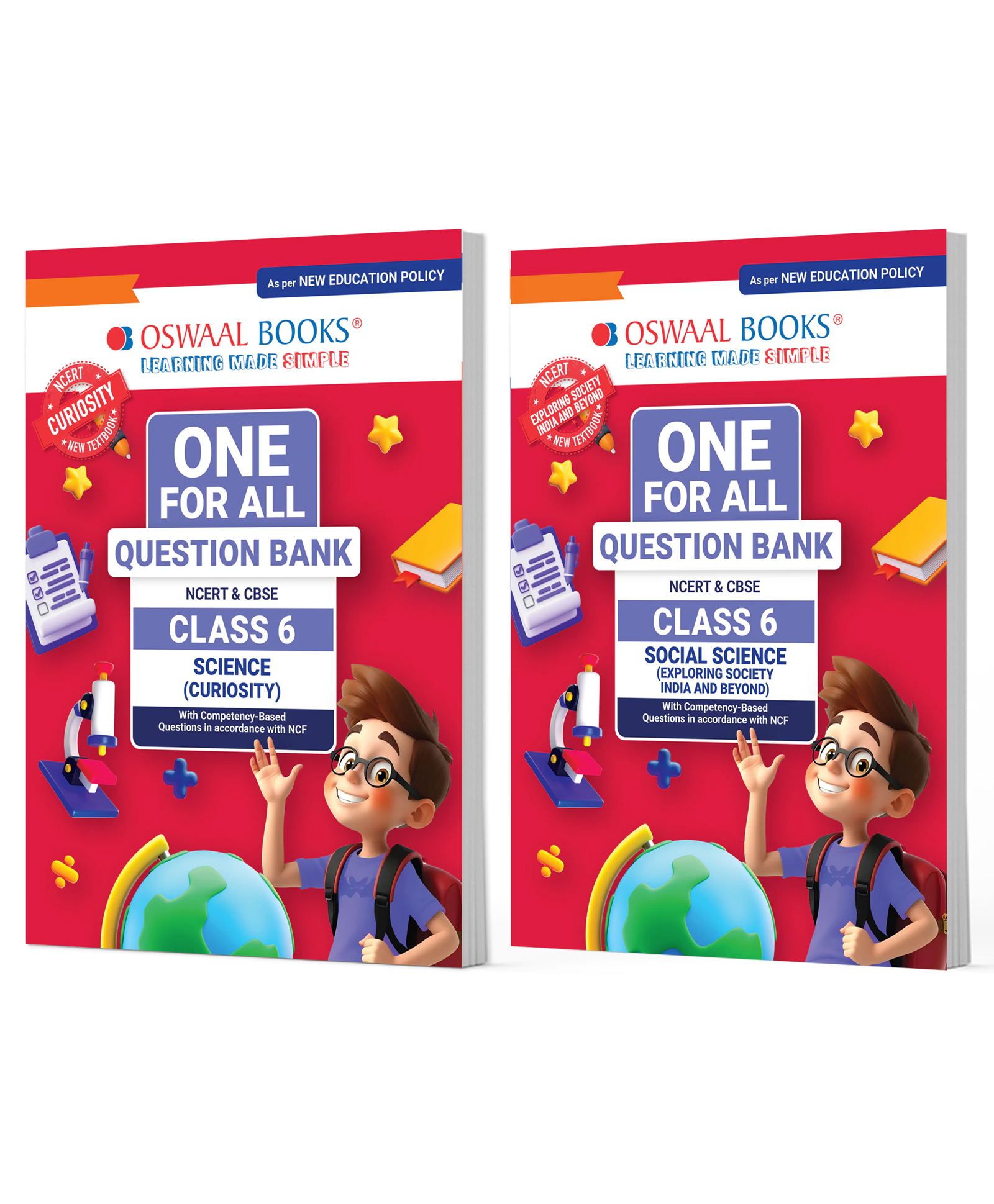 OSWAAL BOOKS One For All Question Banks NCERT & CBSE Class 6 (Set of 2 Books) Science & Social Science (For Latest Exam)-image-33