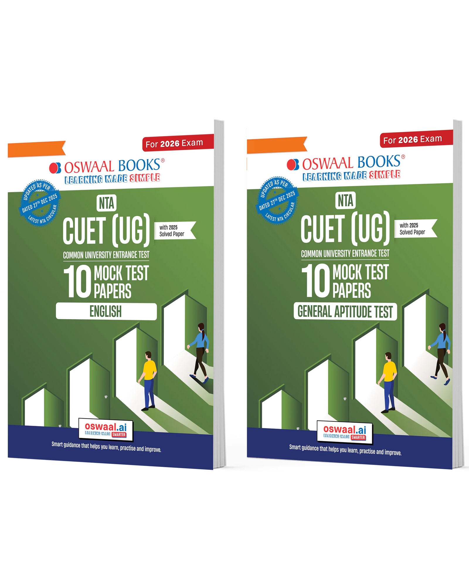 OSWAAL BOOKS NTA CUET (UG)Mock Test Papers |English & General Aptitude Test (Set of 2 Books)|For 2026 Exam (Section II)(as per latest 27 Dec., notification) Includes 2025 solved Paper With Oswaal AI-image-12