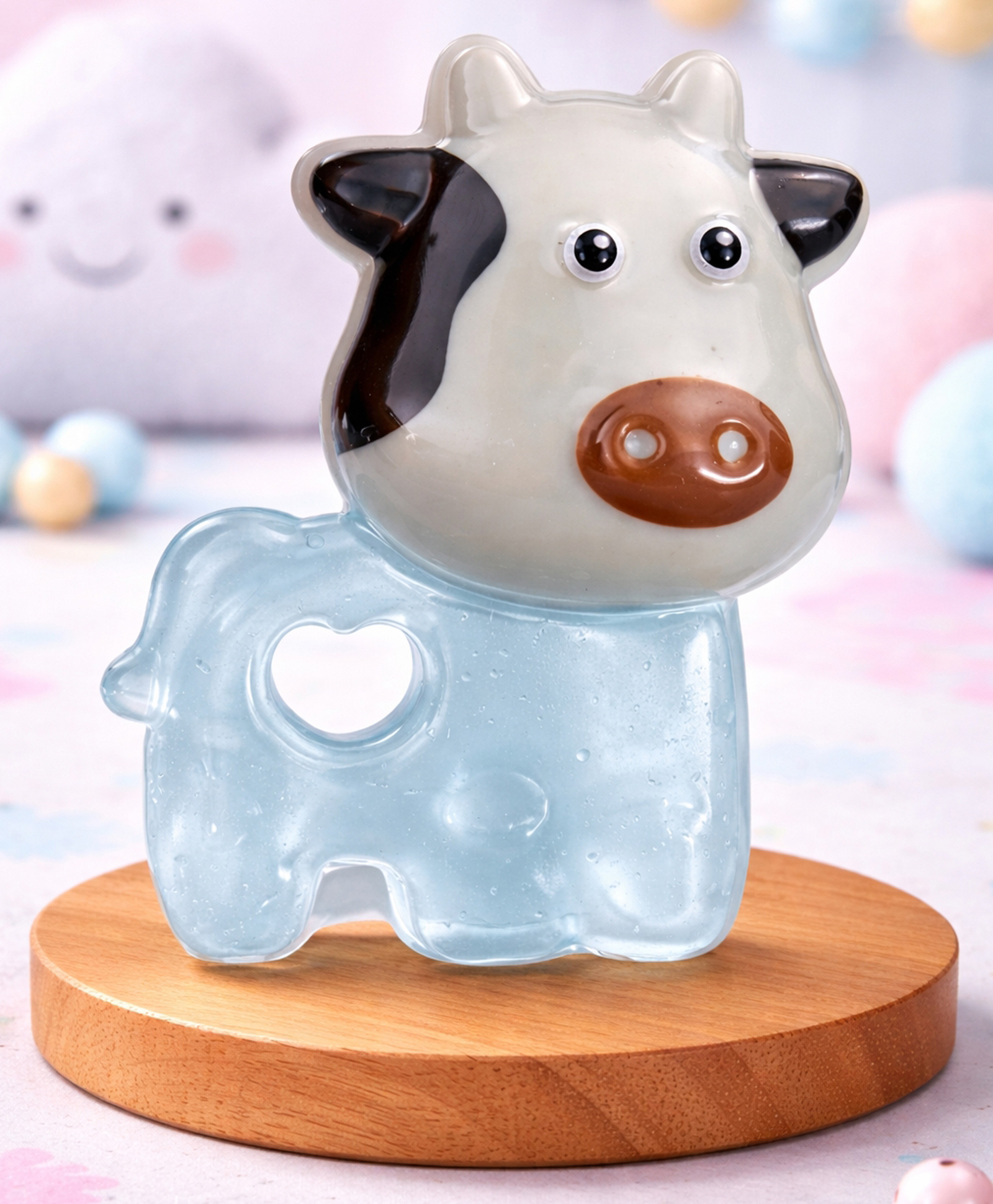 Badal Kidz Cow Shaped Water Filled BPA Free Teether- Blue-picture-27