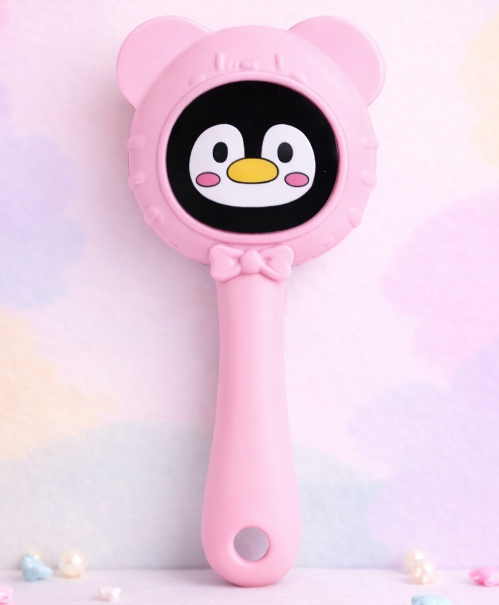 Badal Kidz Cute Animal Rattle Teether for Babies - Soft Silicone - BPA-Free - Pink-picture-12