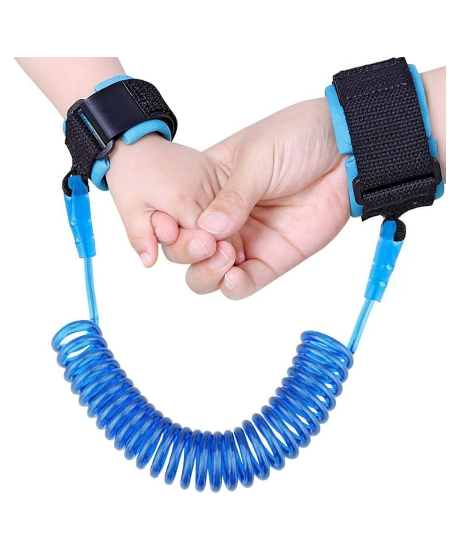 Badal Kidz Anti Lost Safety Velcro Wrist Bracelet With Extra Long Harness- Blue-picture-11