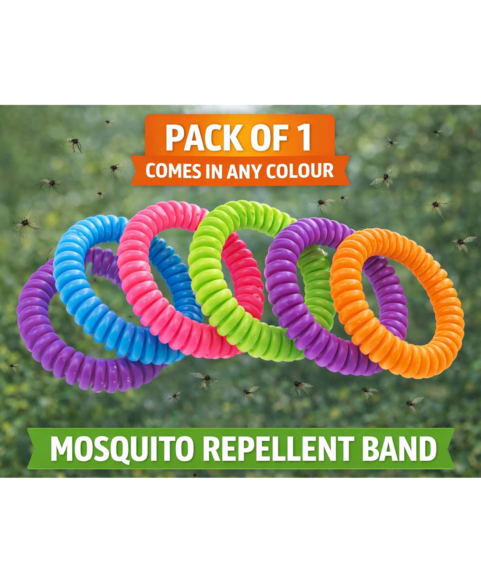 Badal Kidz Mosquito Repellent Band ,Child Friendly, Plant Based Formula, Free Size- Multicolour (Pack of 1)-image-37