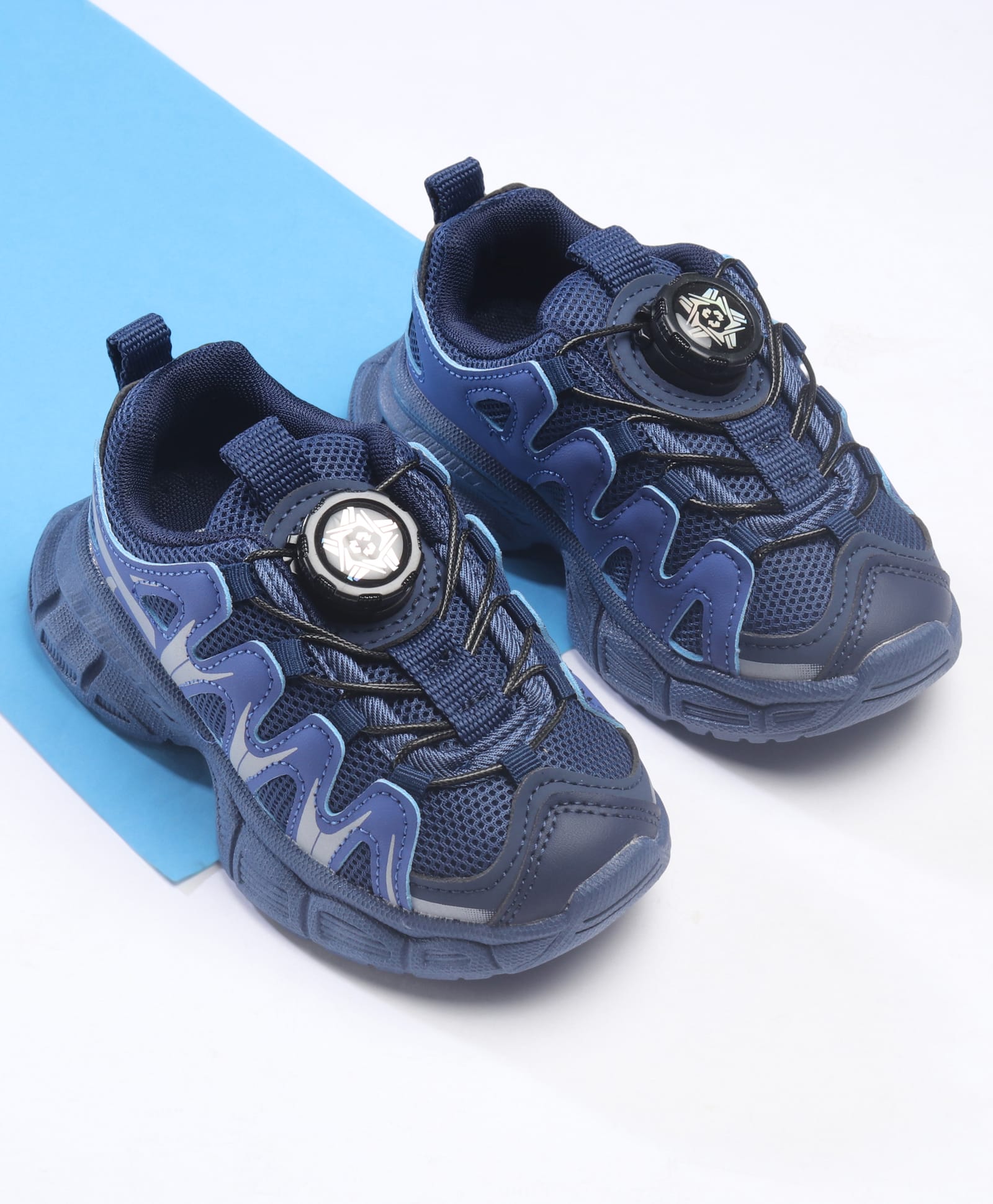 Cute Walk by Babyhug Slip On Solid Sneaker Shoes - Blue-image-34
