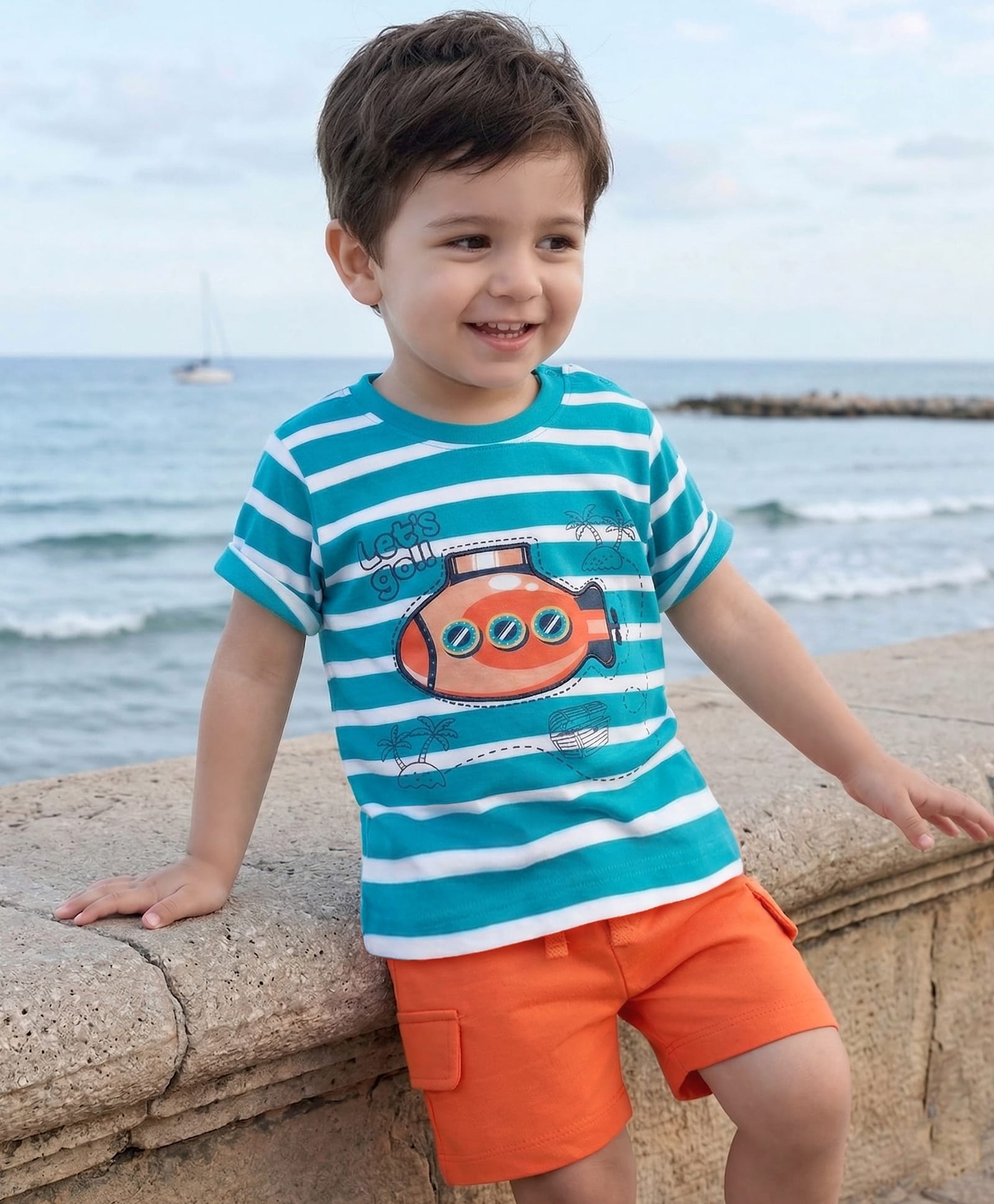 Babyhug Boy Half sleeves Sets & Suits Tshirt and Bottomwear-image-34