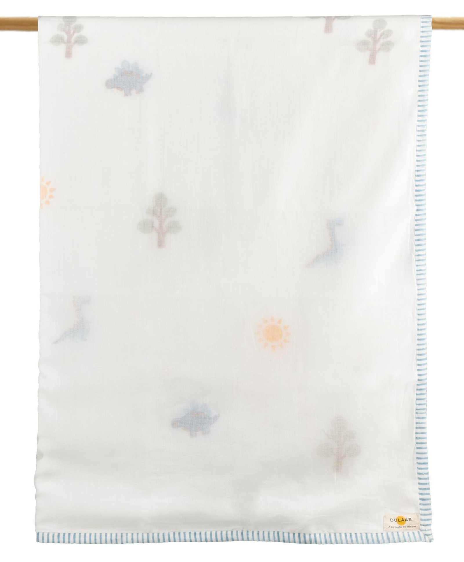 Dulaar Mulmul Muslin Dohar , Hand-Block Printed-image-23